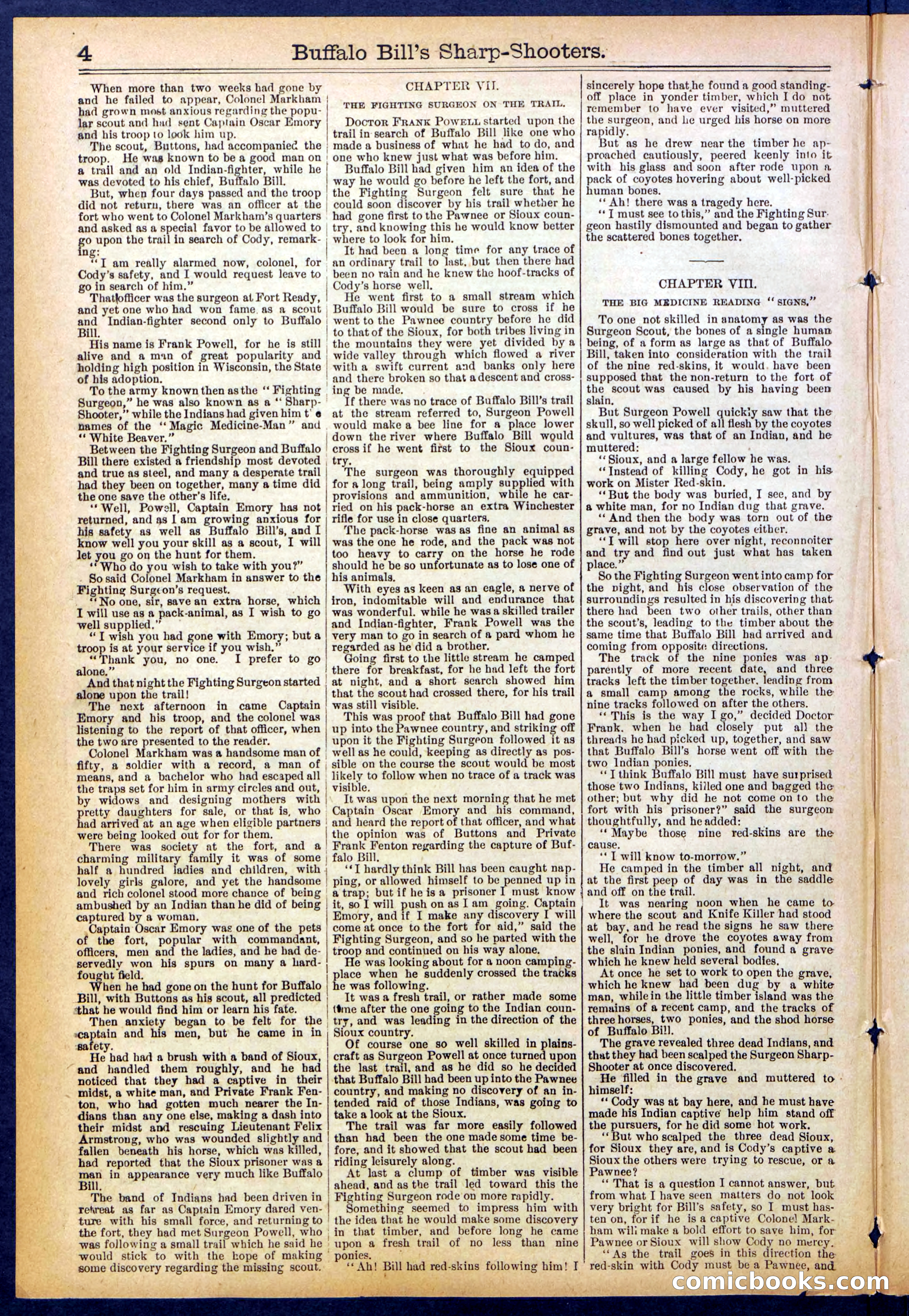 Beadle's Dime Library No. 826 — page 4 of 32