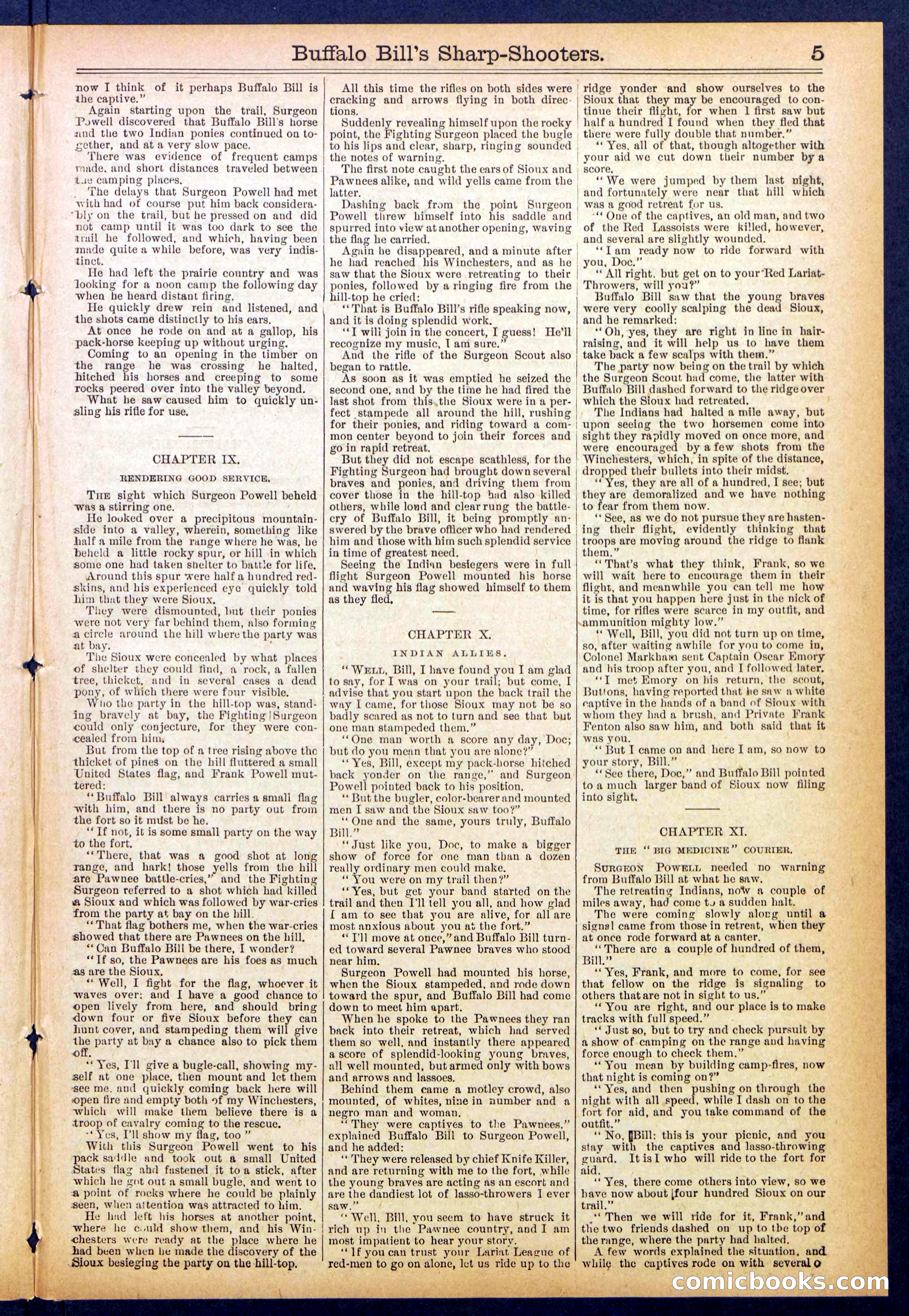 Beadle's Dime Library No. 826 — page 5 of 32