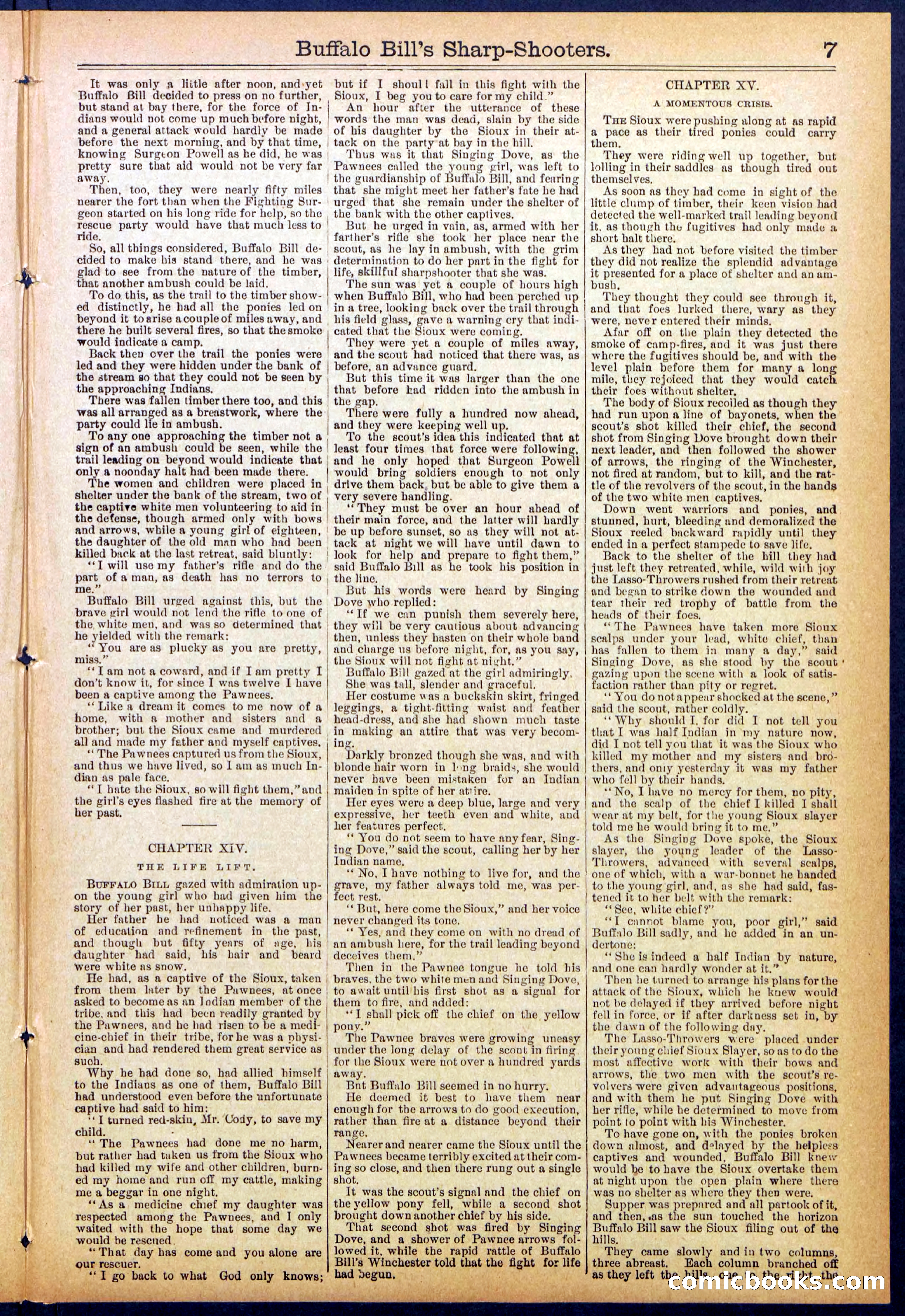 Beadle's Dime Library No. 826 — page 7 of 32