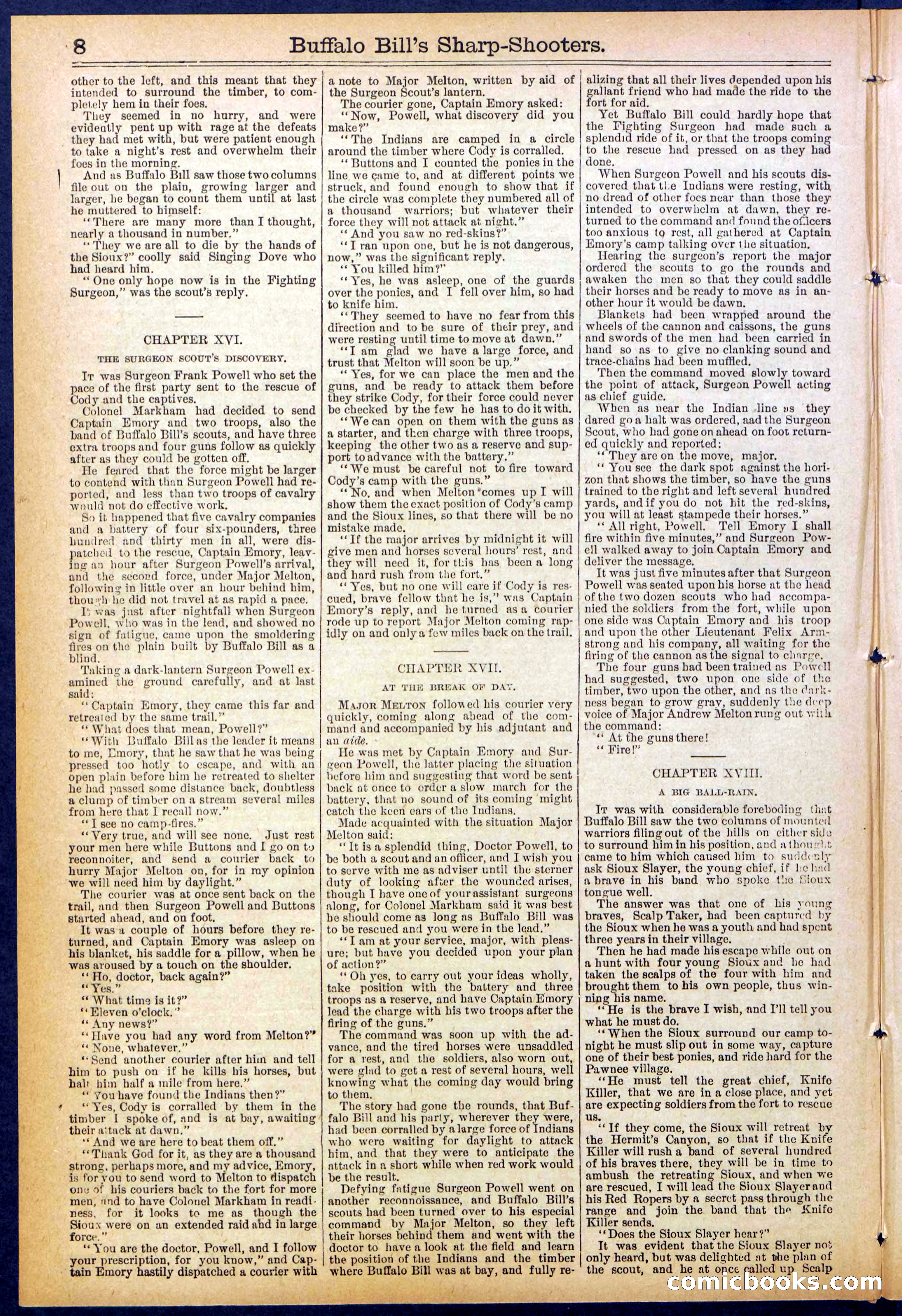 Beadle's Dime Library No. 826 — page 8 of 32