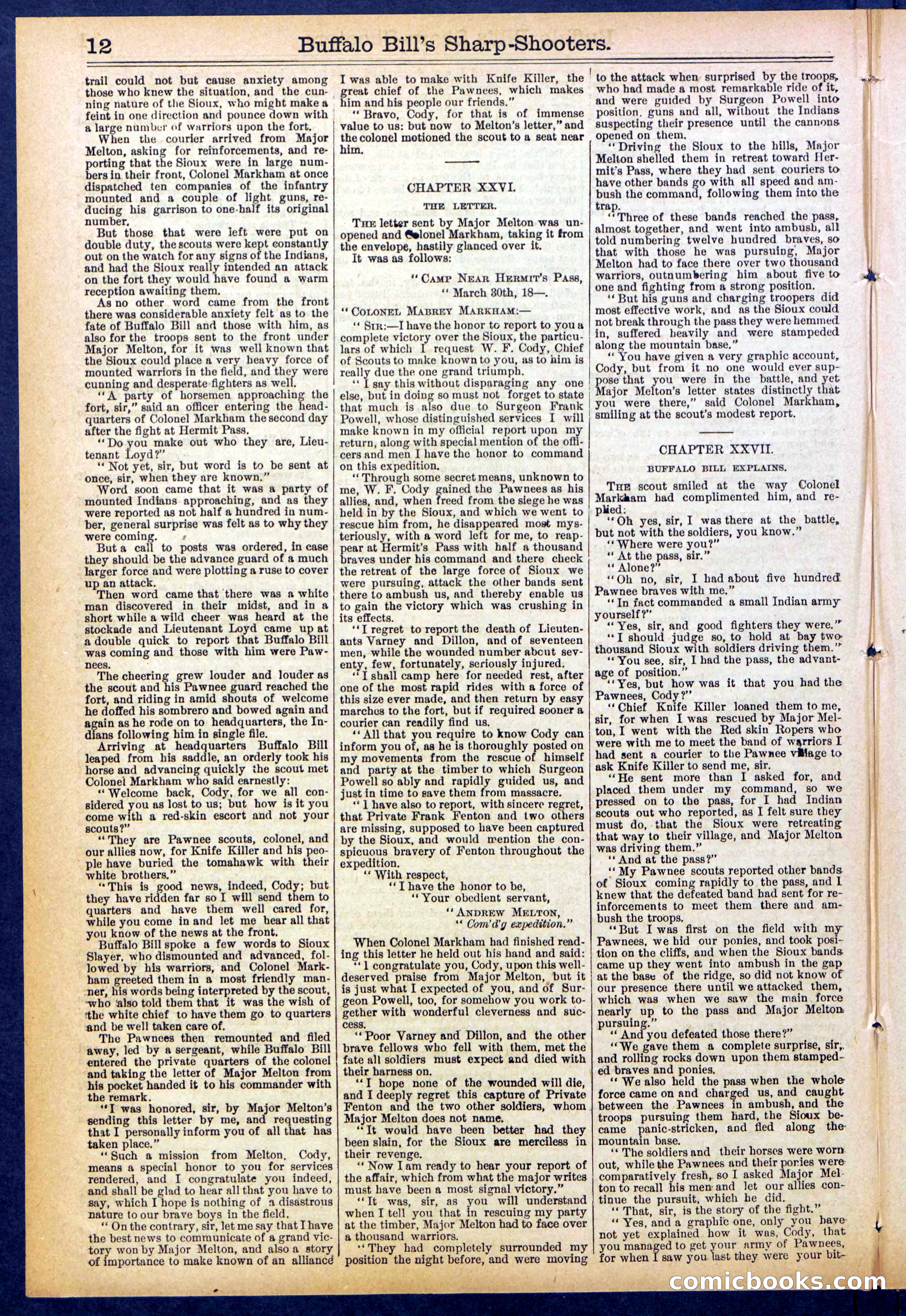 Beadle's Dime Library No. 826 — page 12 of 32