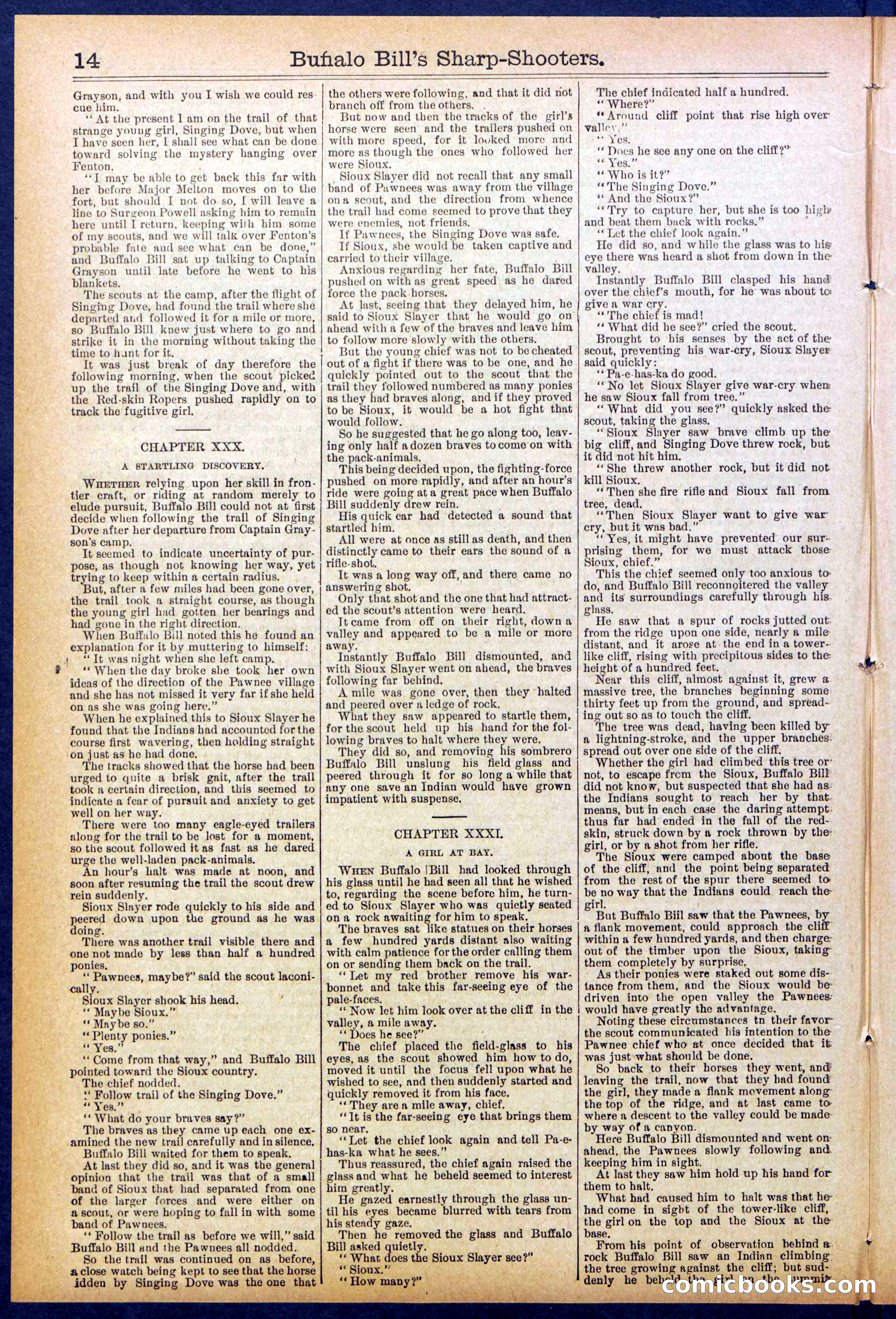 Beadle's Dime Library No. 826 — page 14 of 32