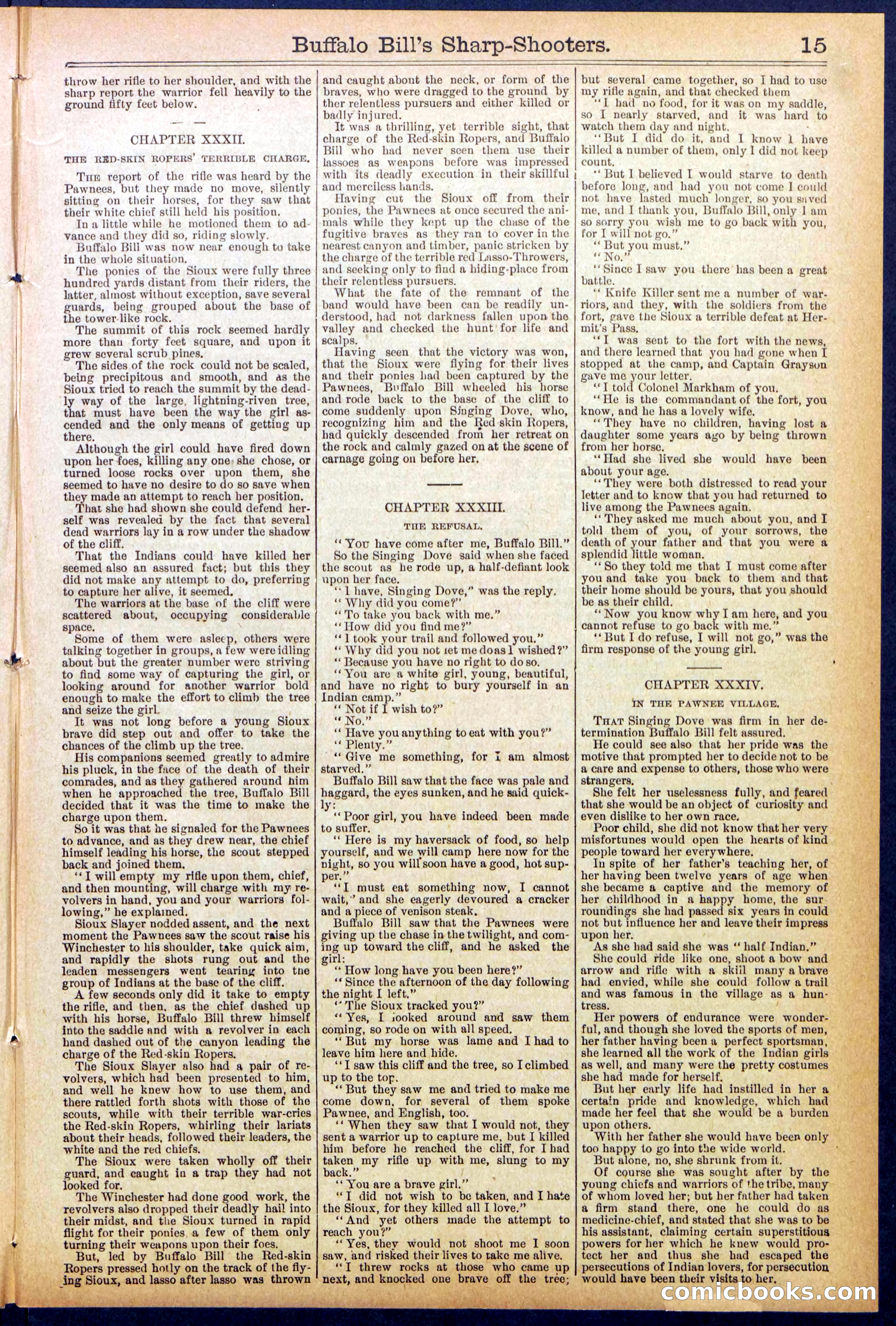Beadle's Dime Library No. 826 — page 15 of 32