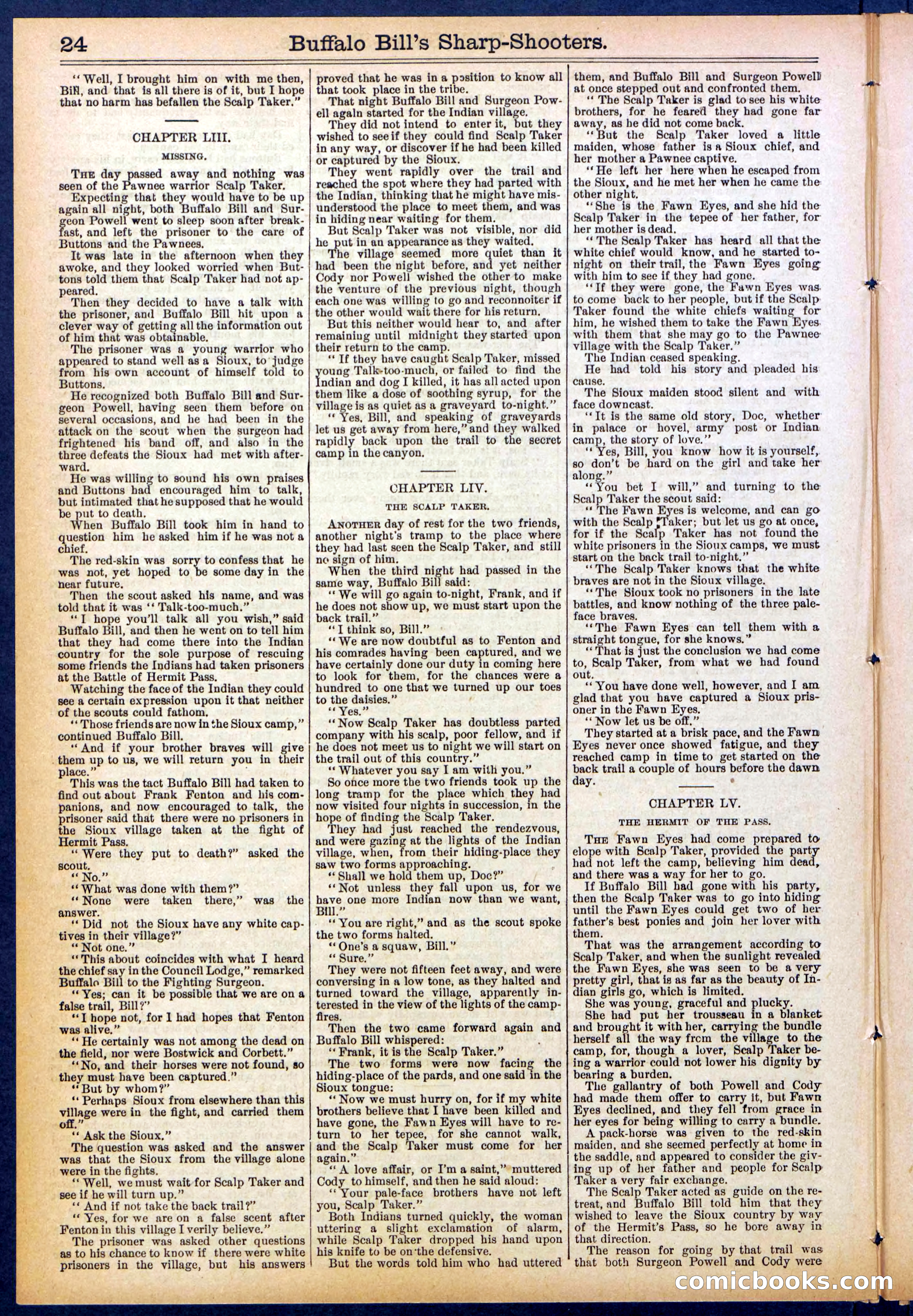 Beadle's Dime Library No. 826 — page 24 of 32
