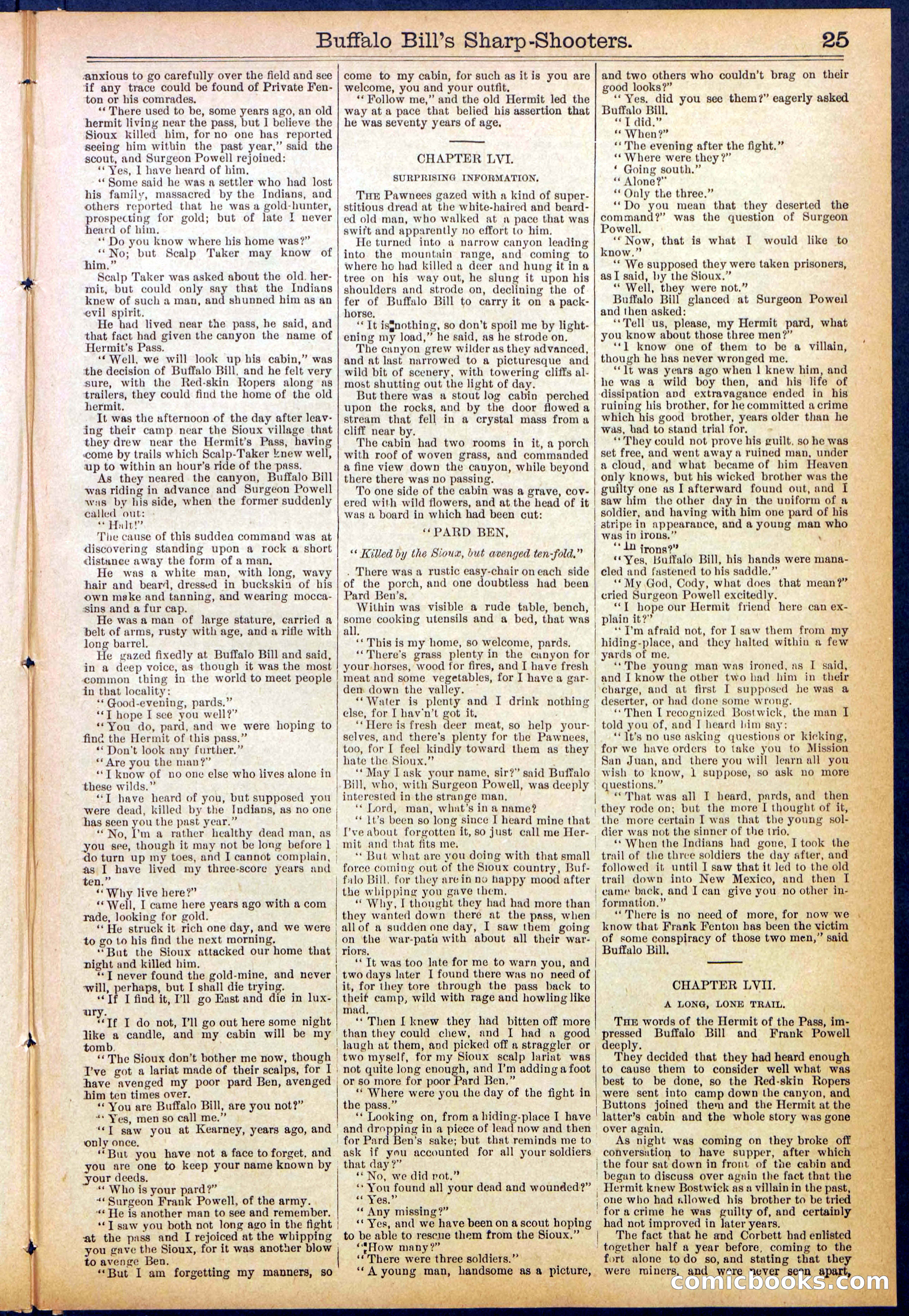 Beadle's Dime Library No. 826 — page 25 of 32