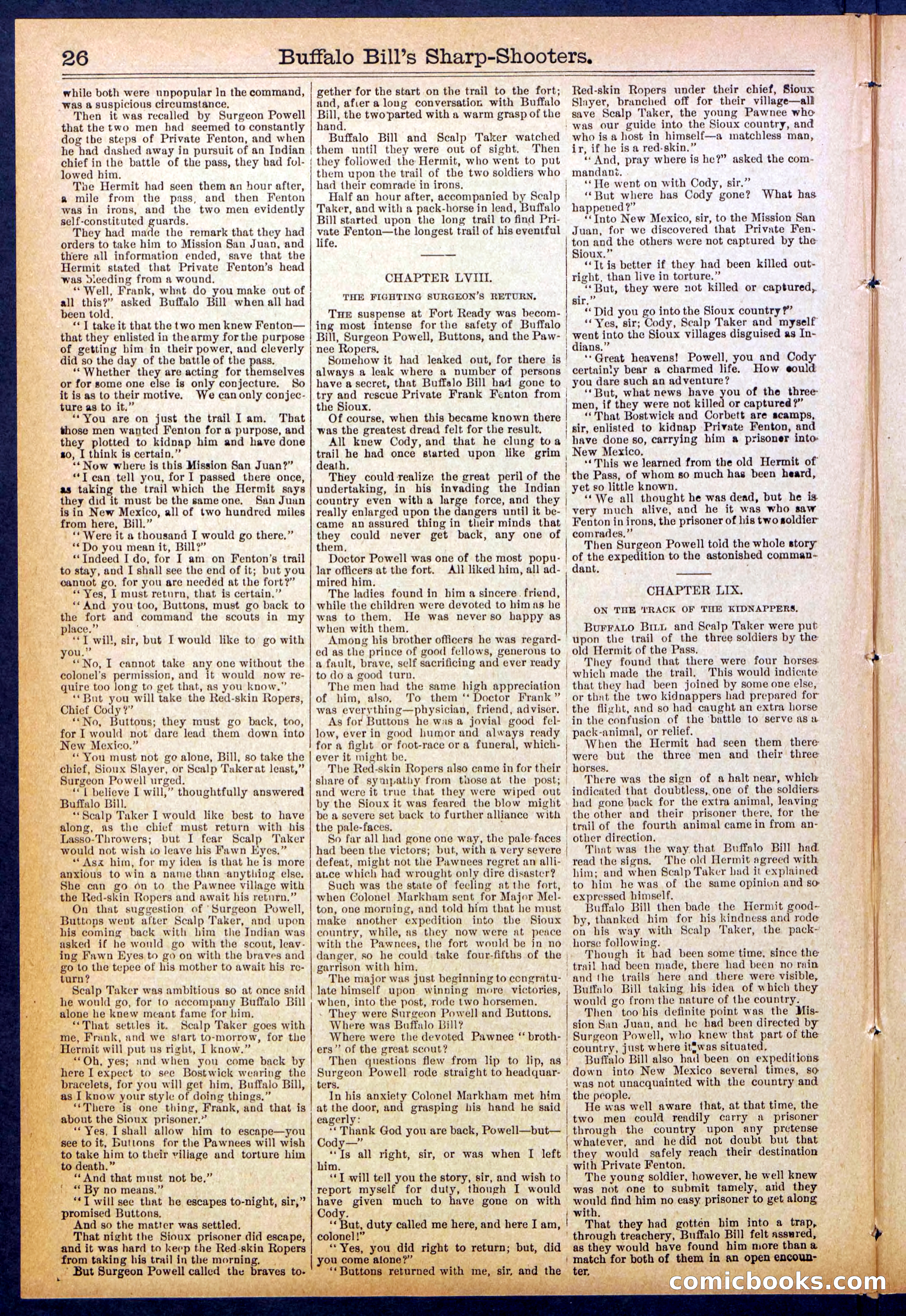 Beadle's Dime Library No. 826 — page 26 of 32