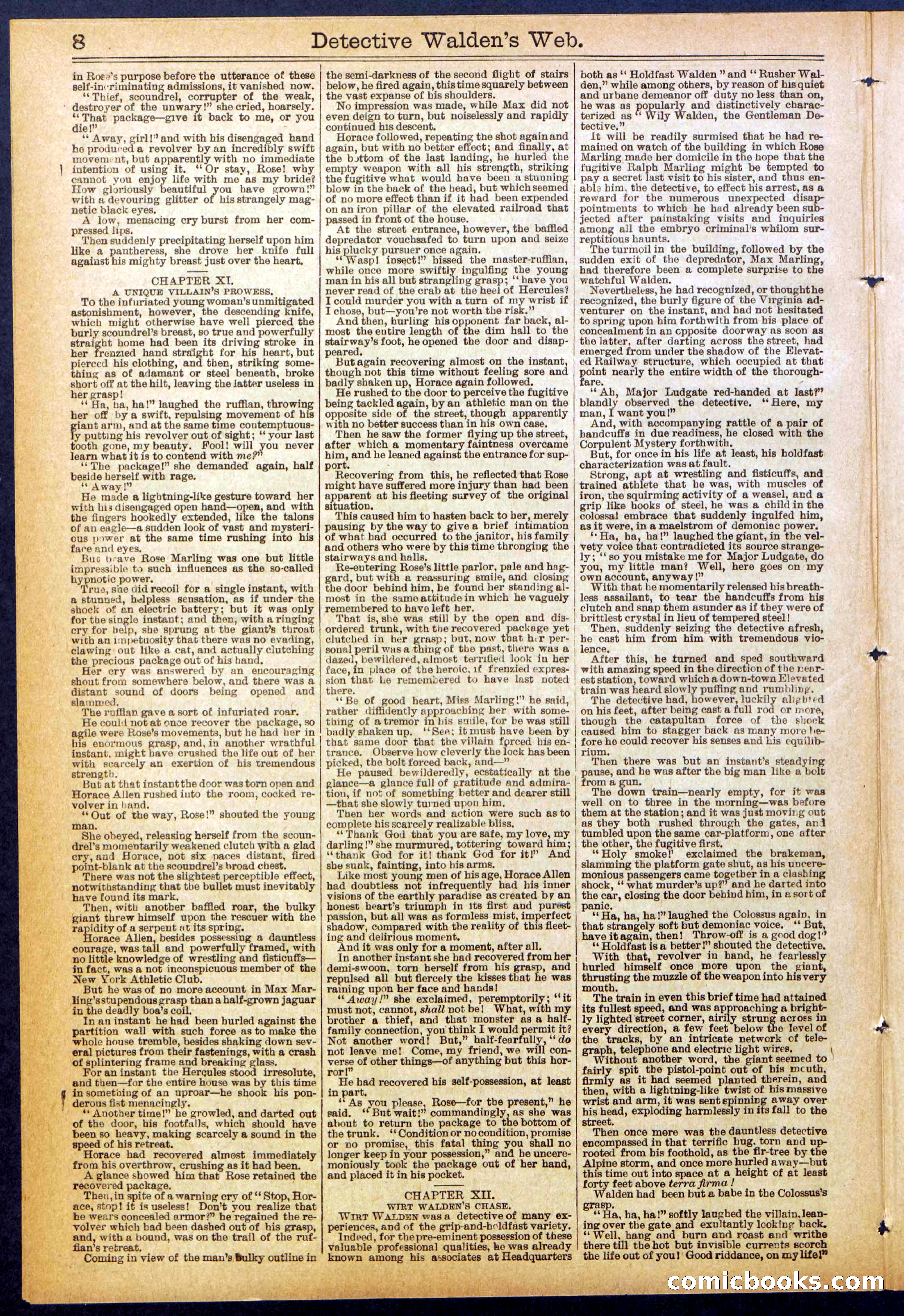 Beadle's Dime Library No. 827 — page 8 of 32