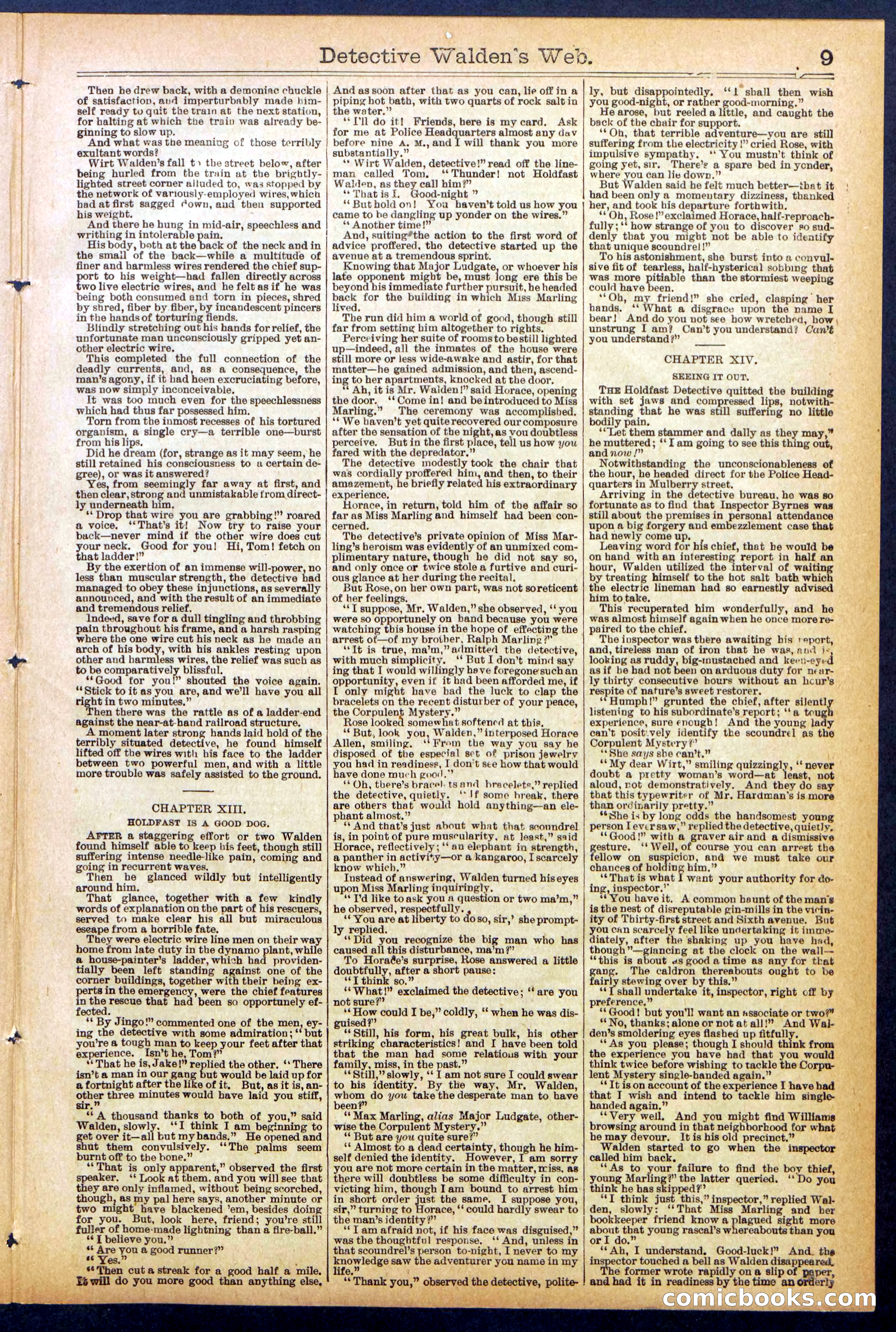 Beadle's Dime Library No. 827 — page 9 of 32