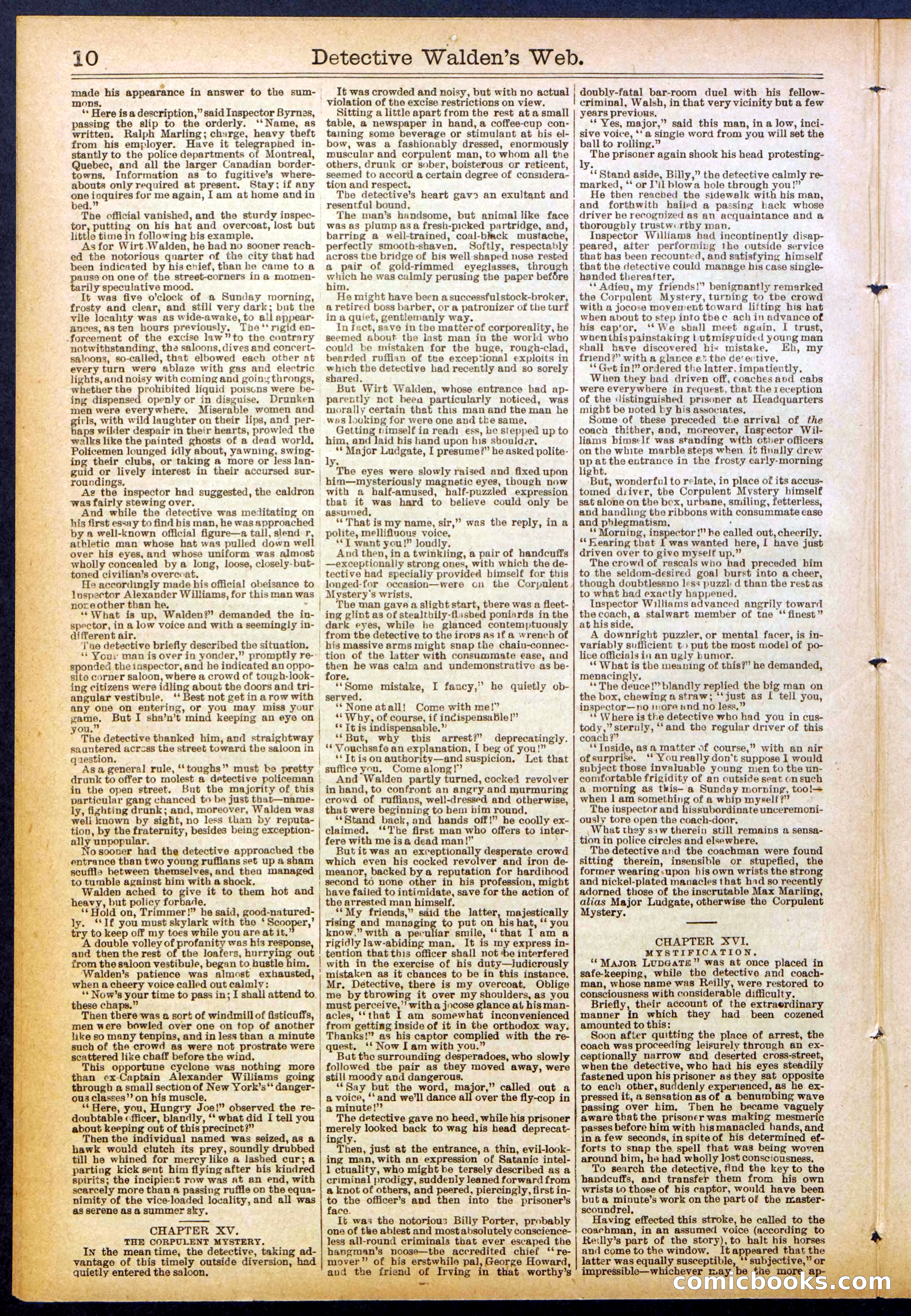 Beadle's Dime Library No. 827 — page 10 of 32