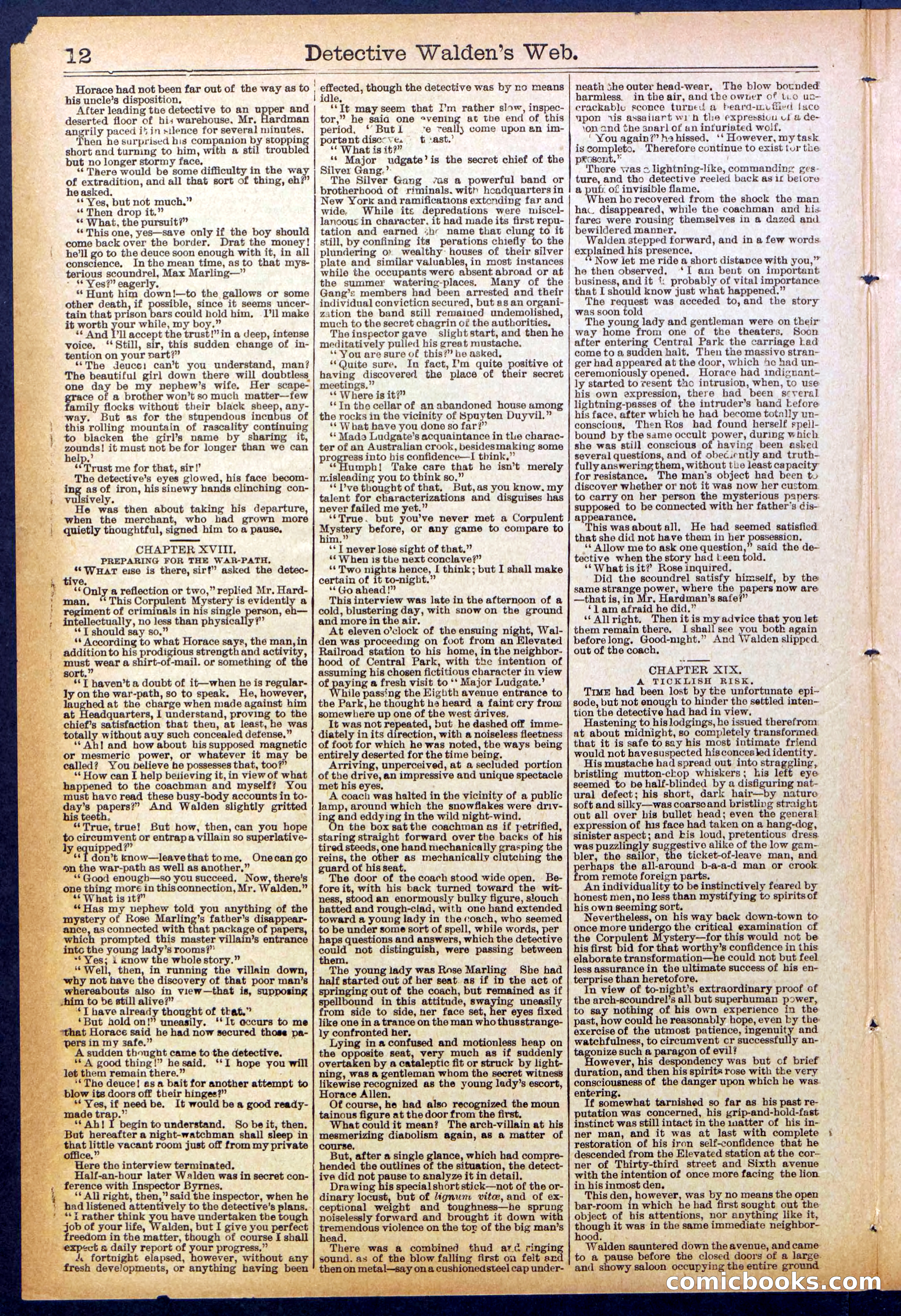 Beadle's Dime Library No. 827 — page 12 of 32