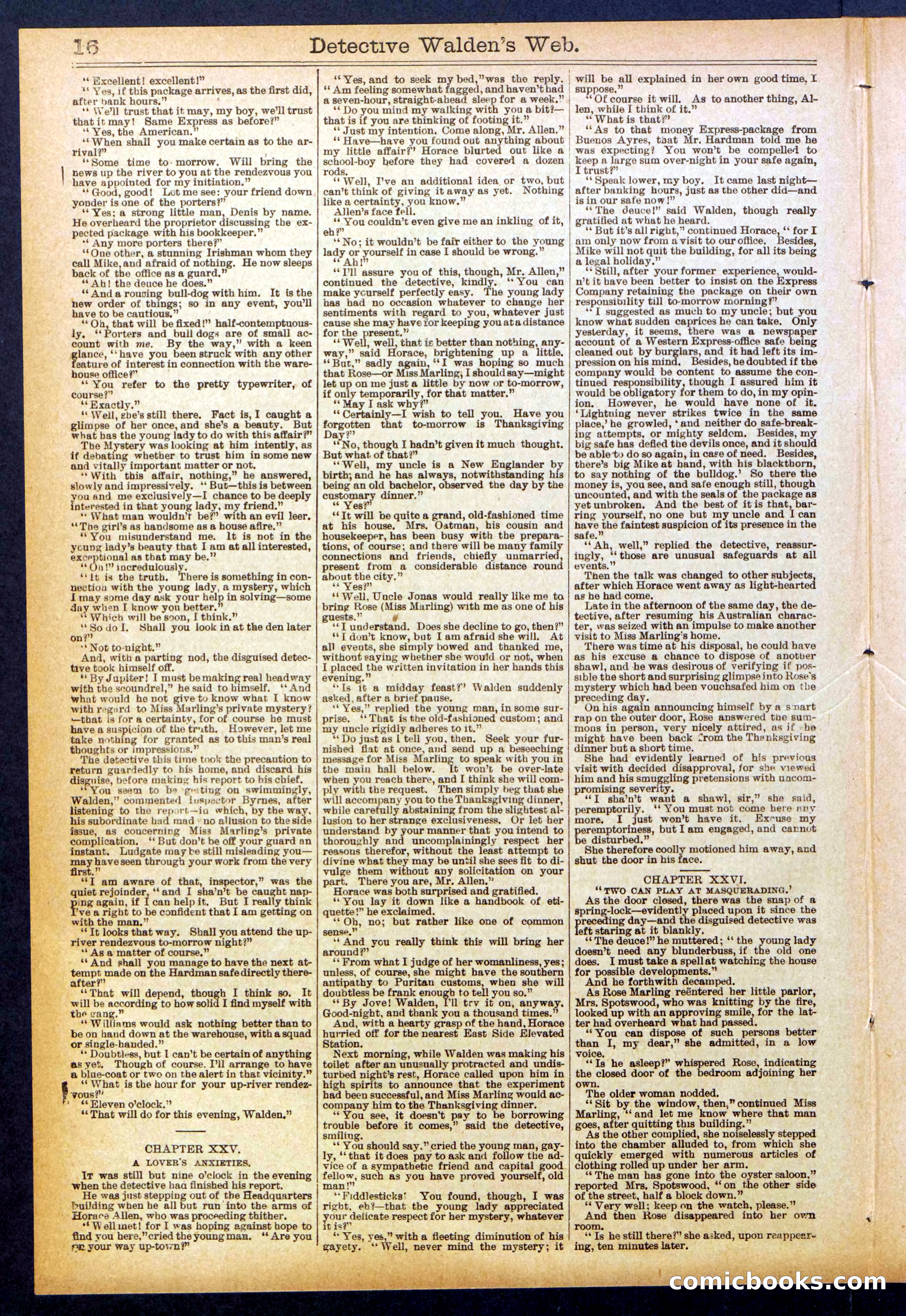 Beadle's Dime Library No. 827 — page 16 of 32