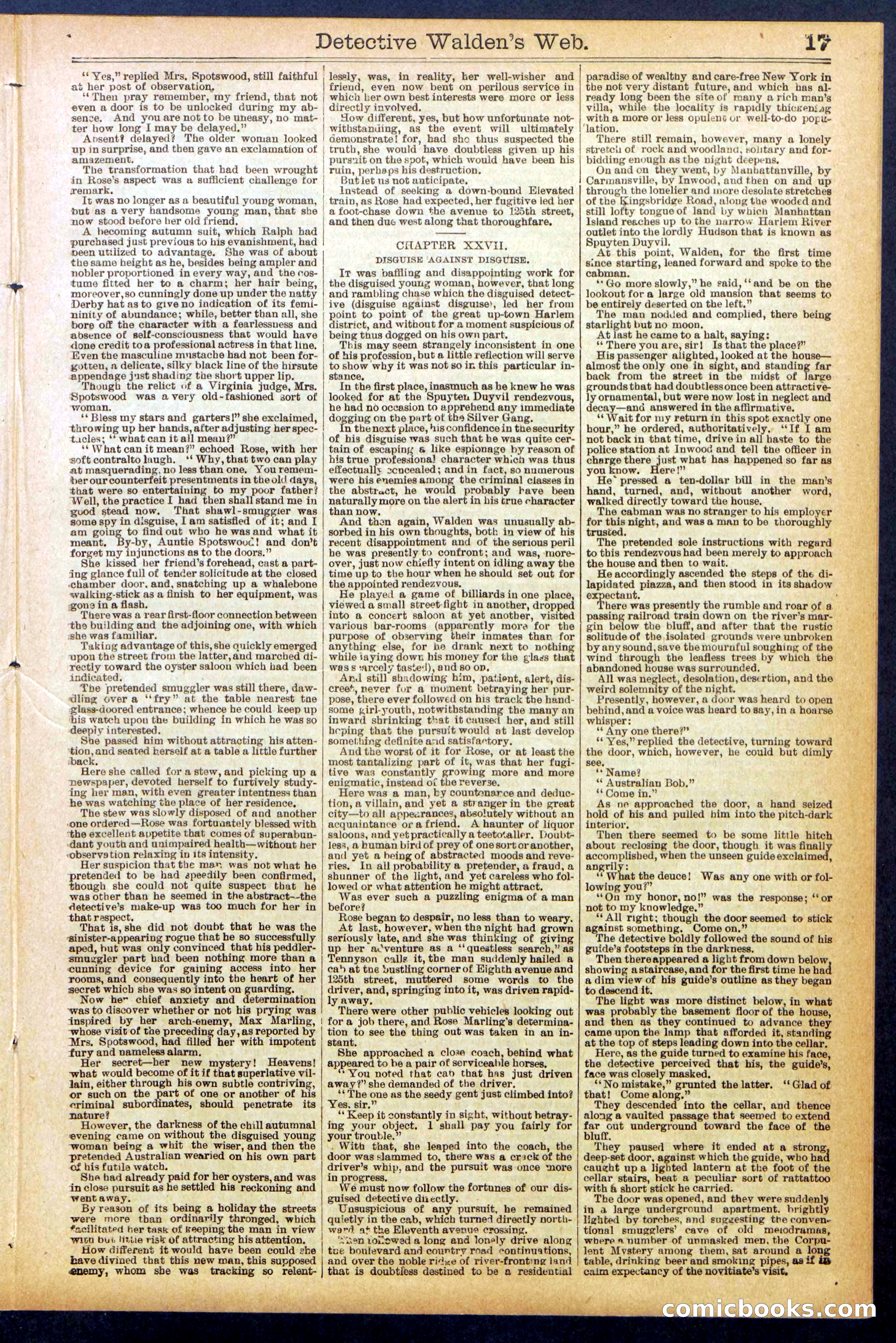 Beadle's Dime Library No. 827 — page 17 of 32