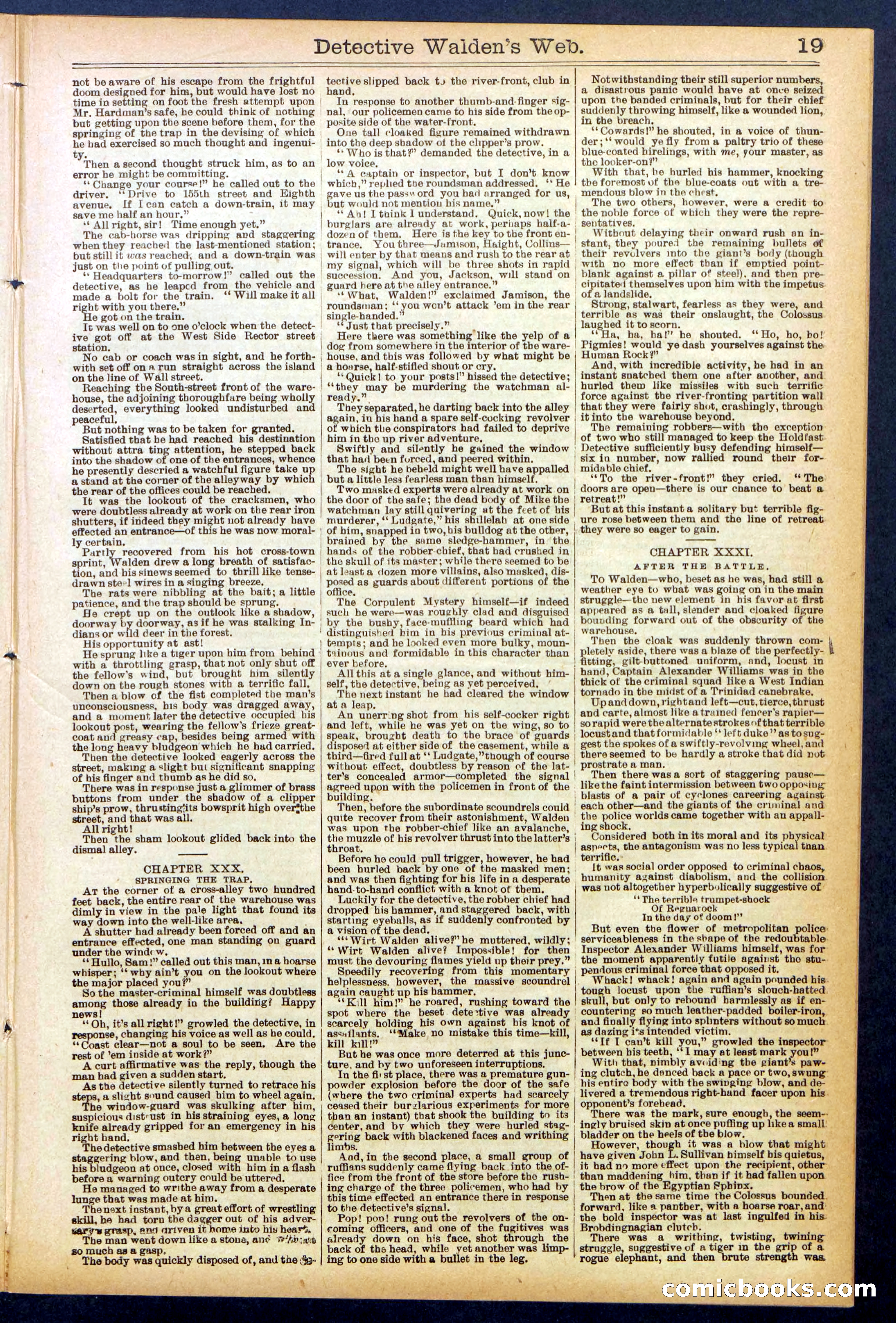 Beadle's Dime Library No. 827 — page 19 of 32