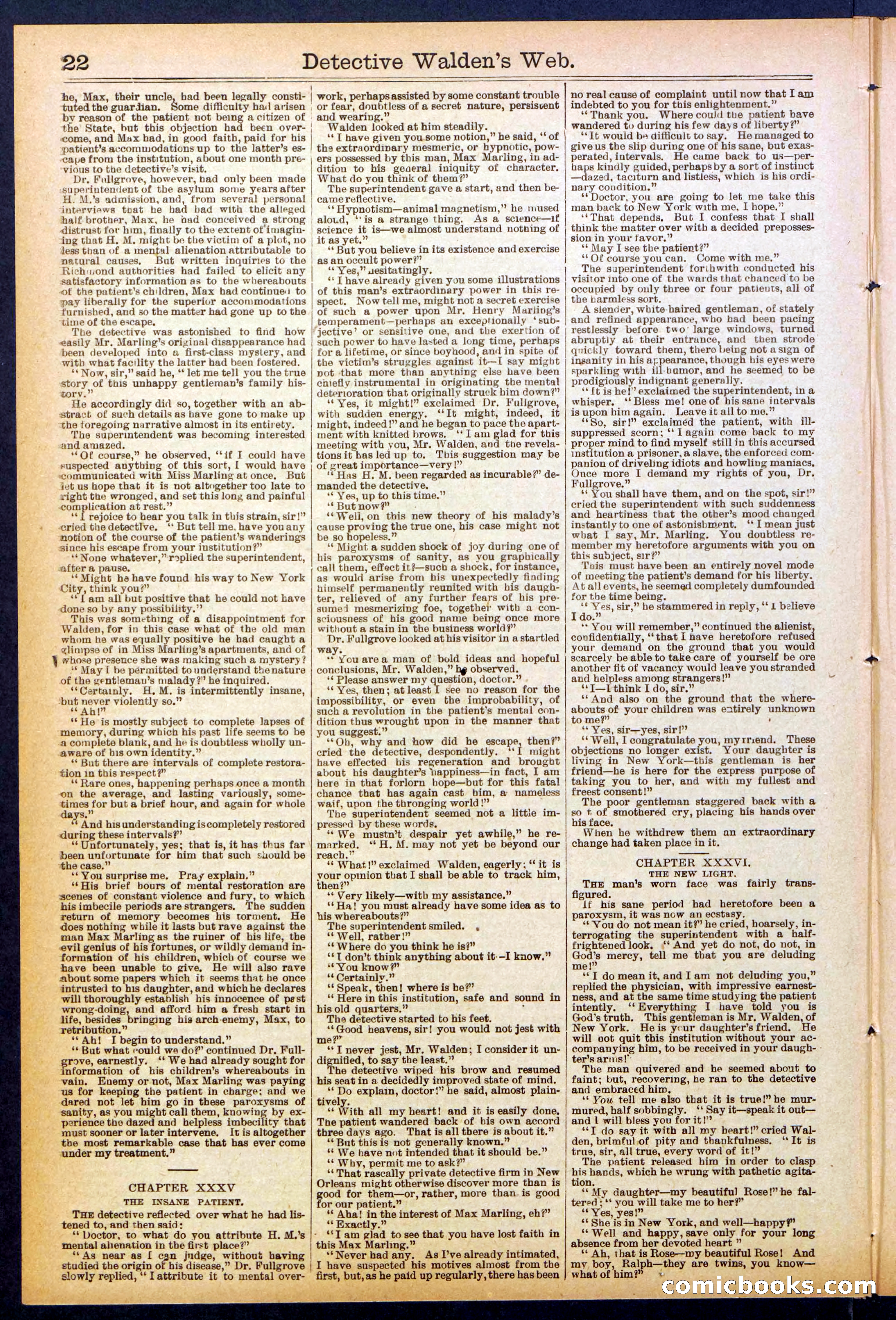 Beadle's Dime Library No. 827 — page 22 of 32