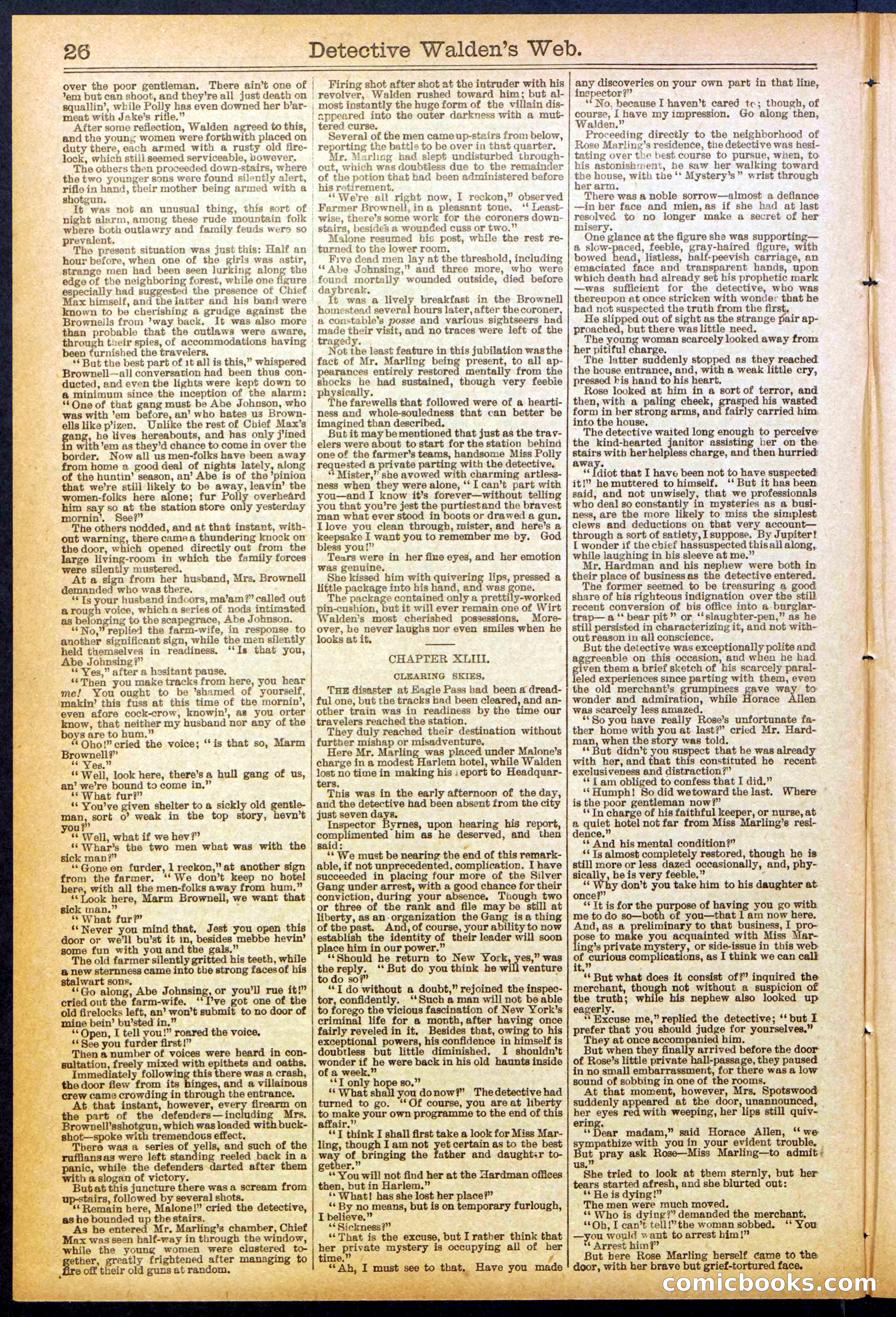 Beadle's Dime Library No. 827 — page 26 of 32