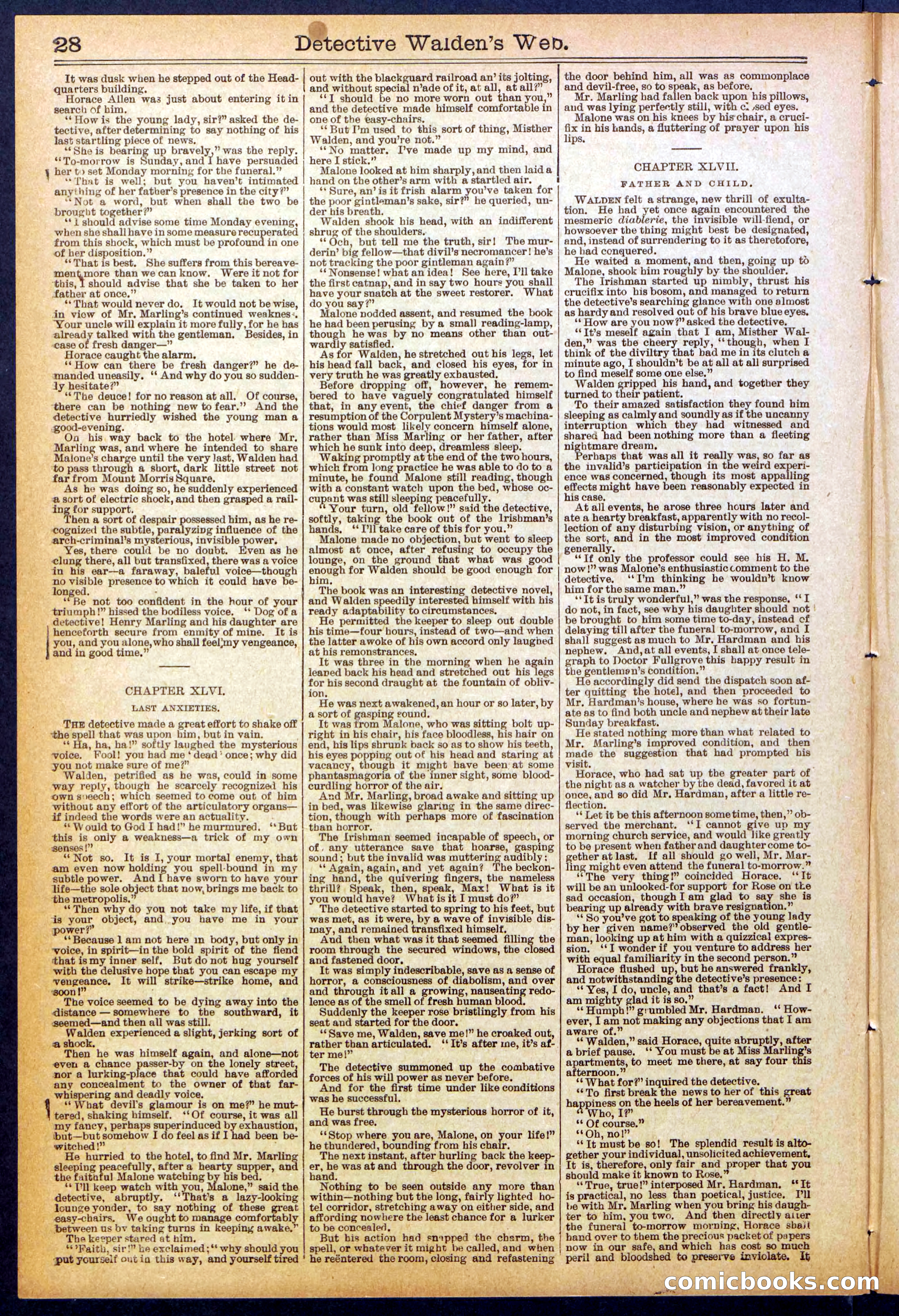 Beadle's Dime Library No. 827 — page 28 of 32