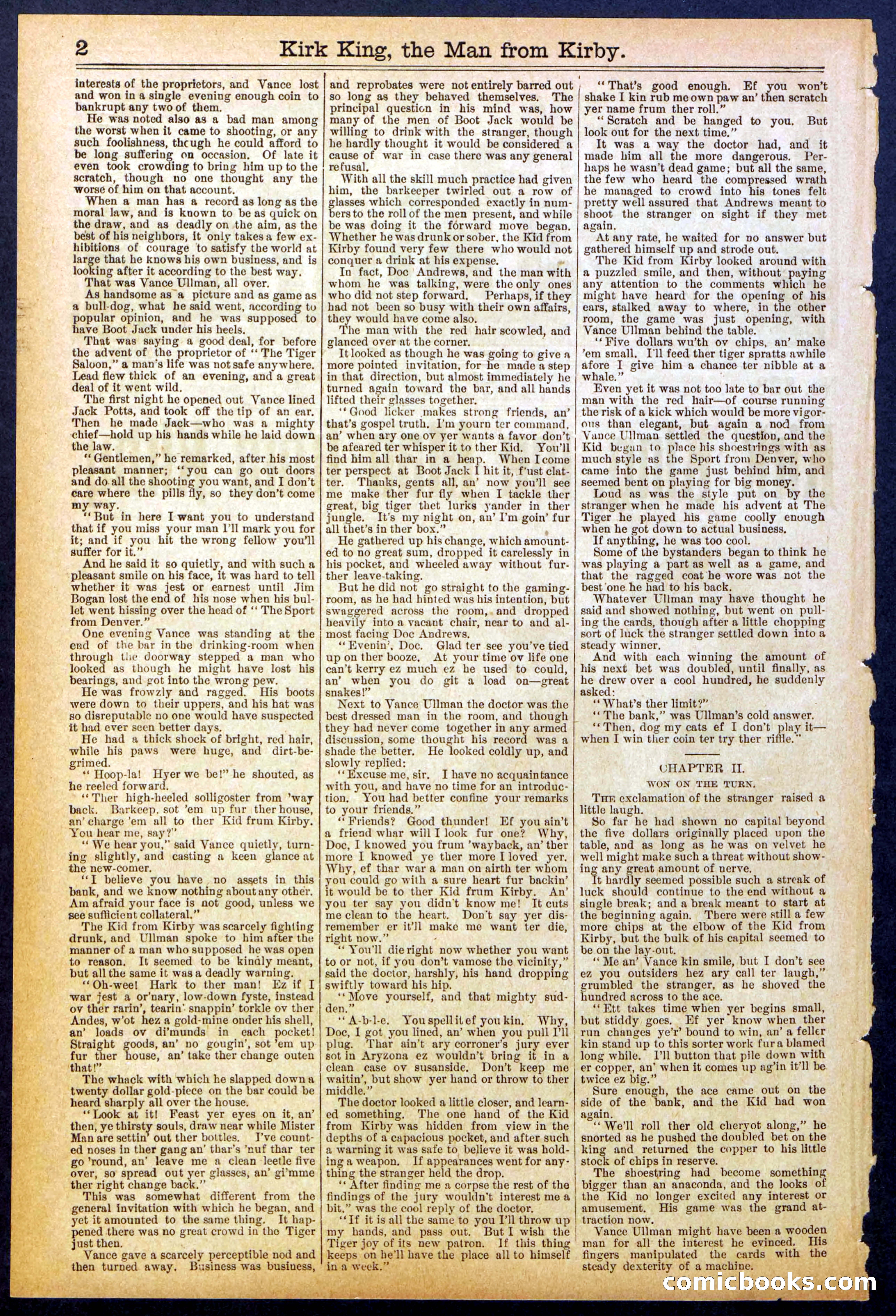 Beadle's Dime Library No. 828 — page 2 of 32