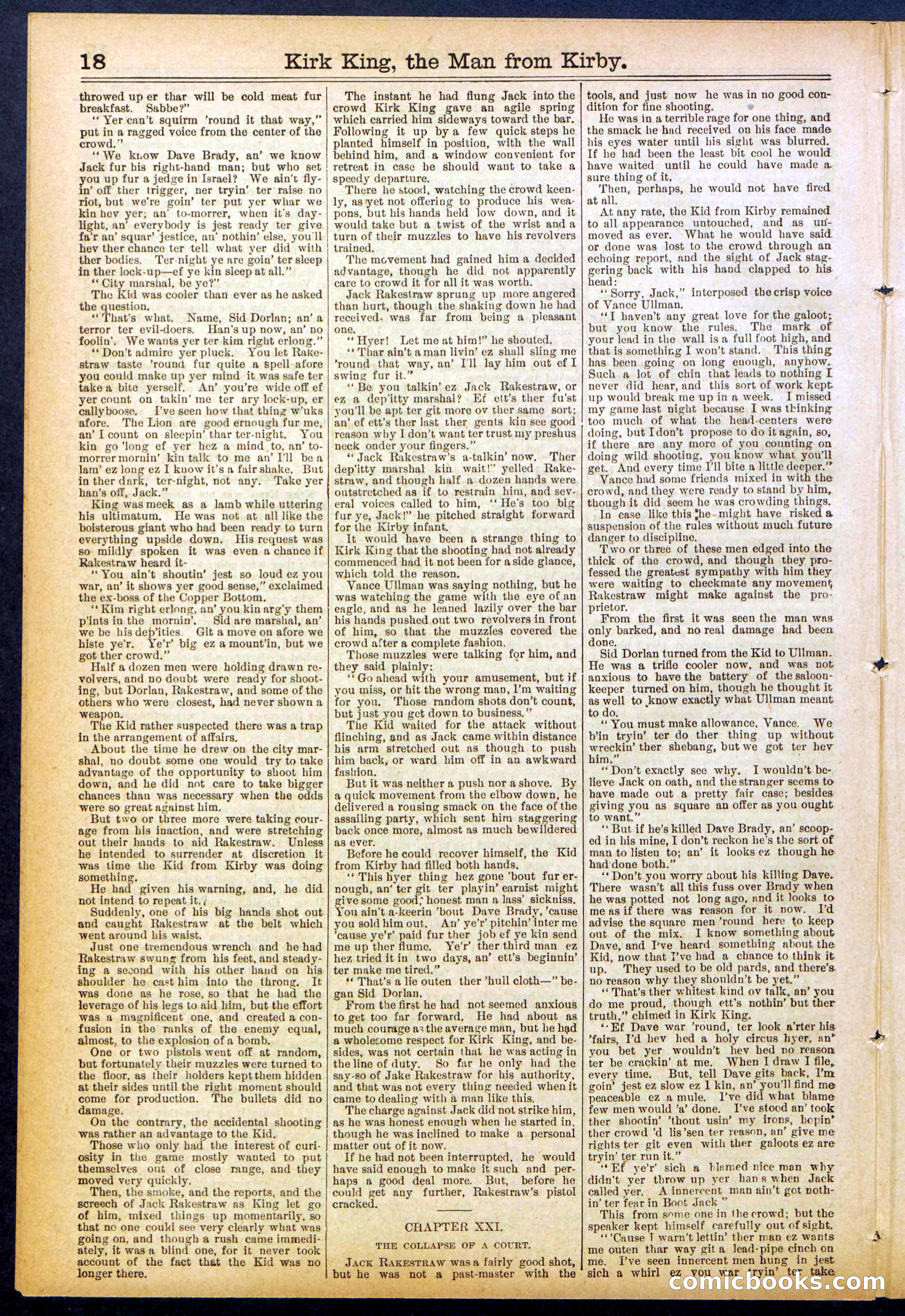 Beadle's Dime Library No. 828 — page 18 of 32