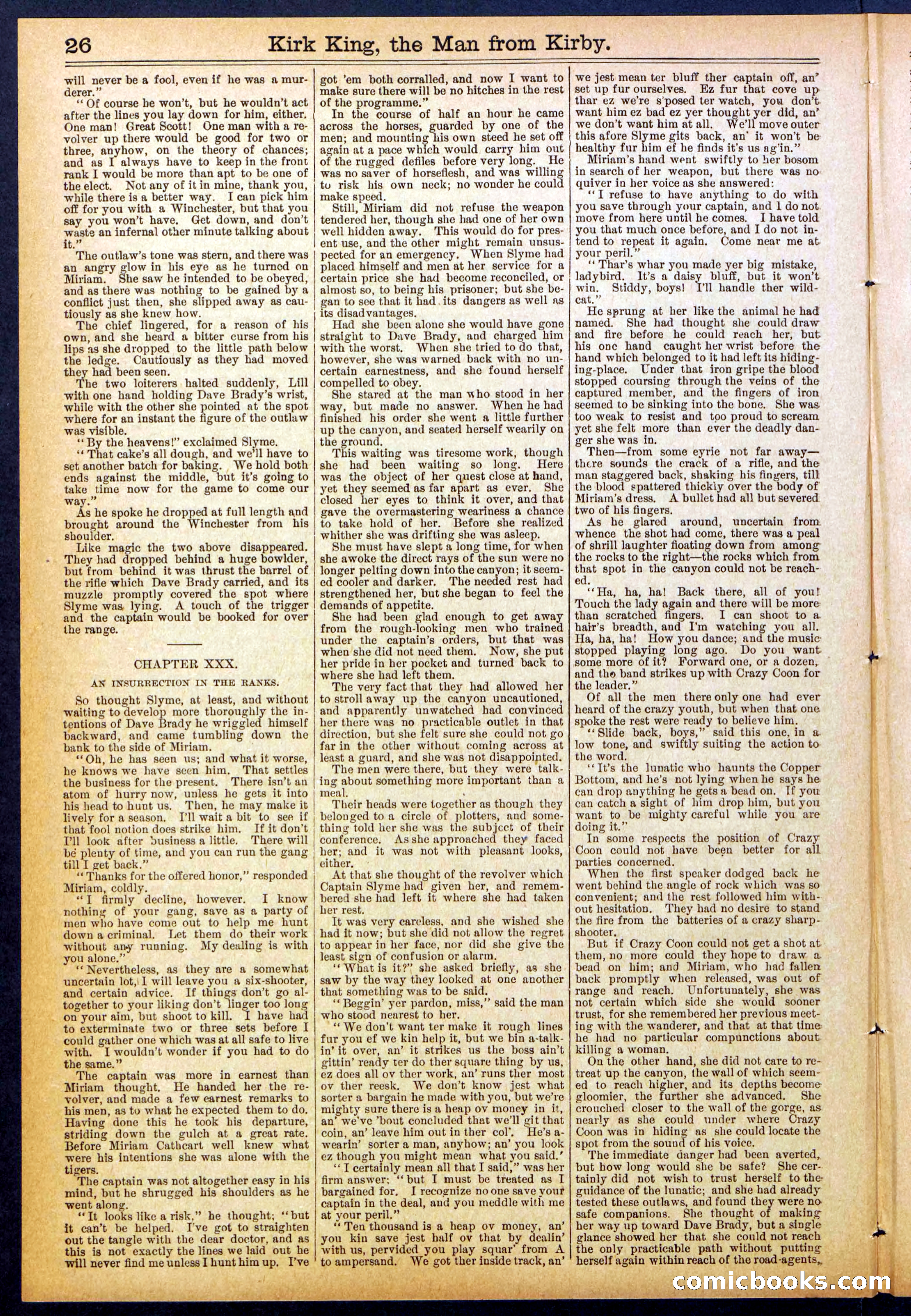 Beadle's Dime Library No. 828 — page 26 of 32