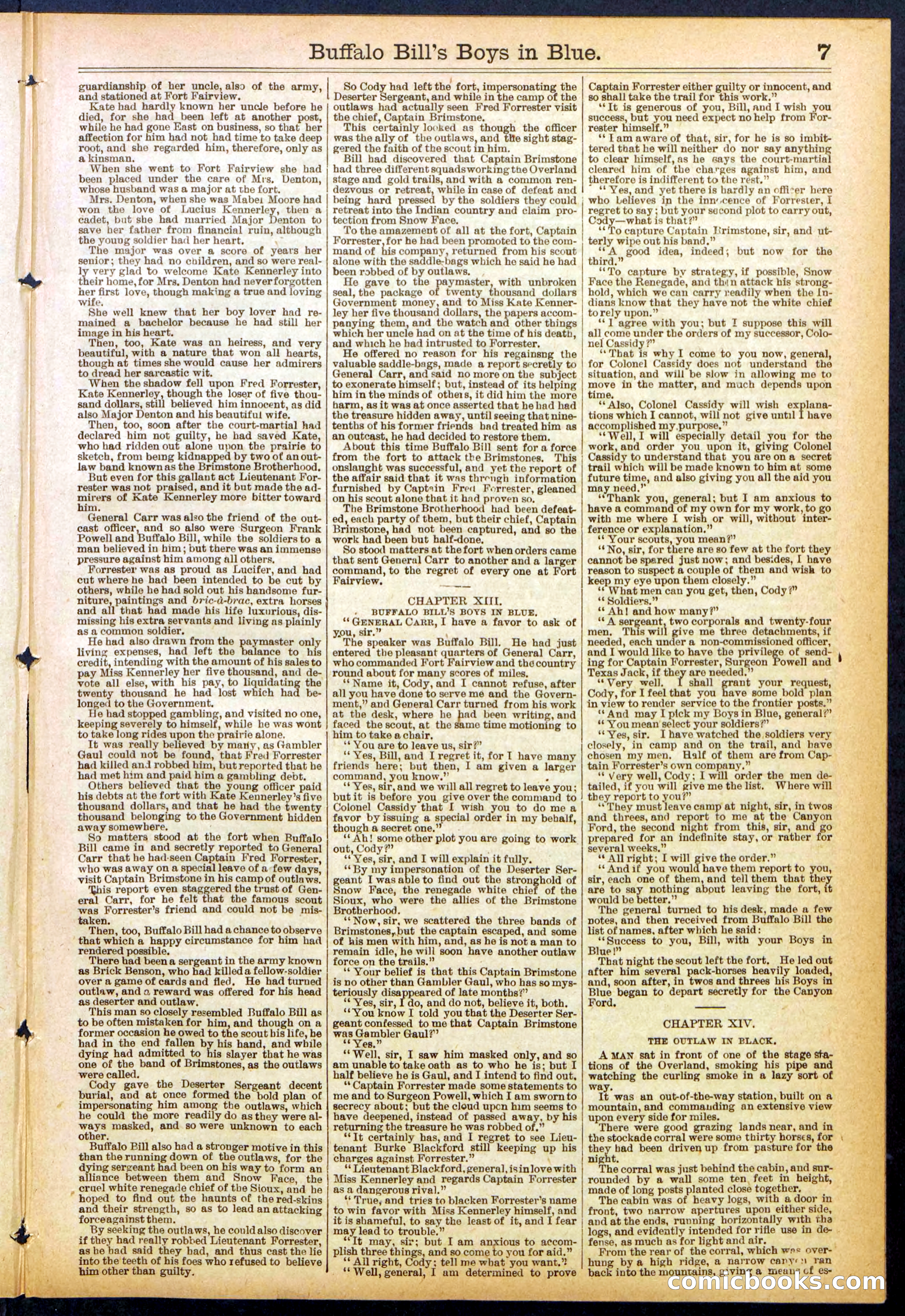 Beadle's Dime Library No. 830 — page 7 of 32