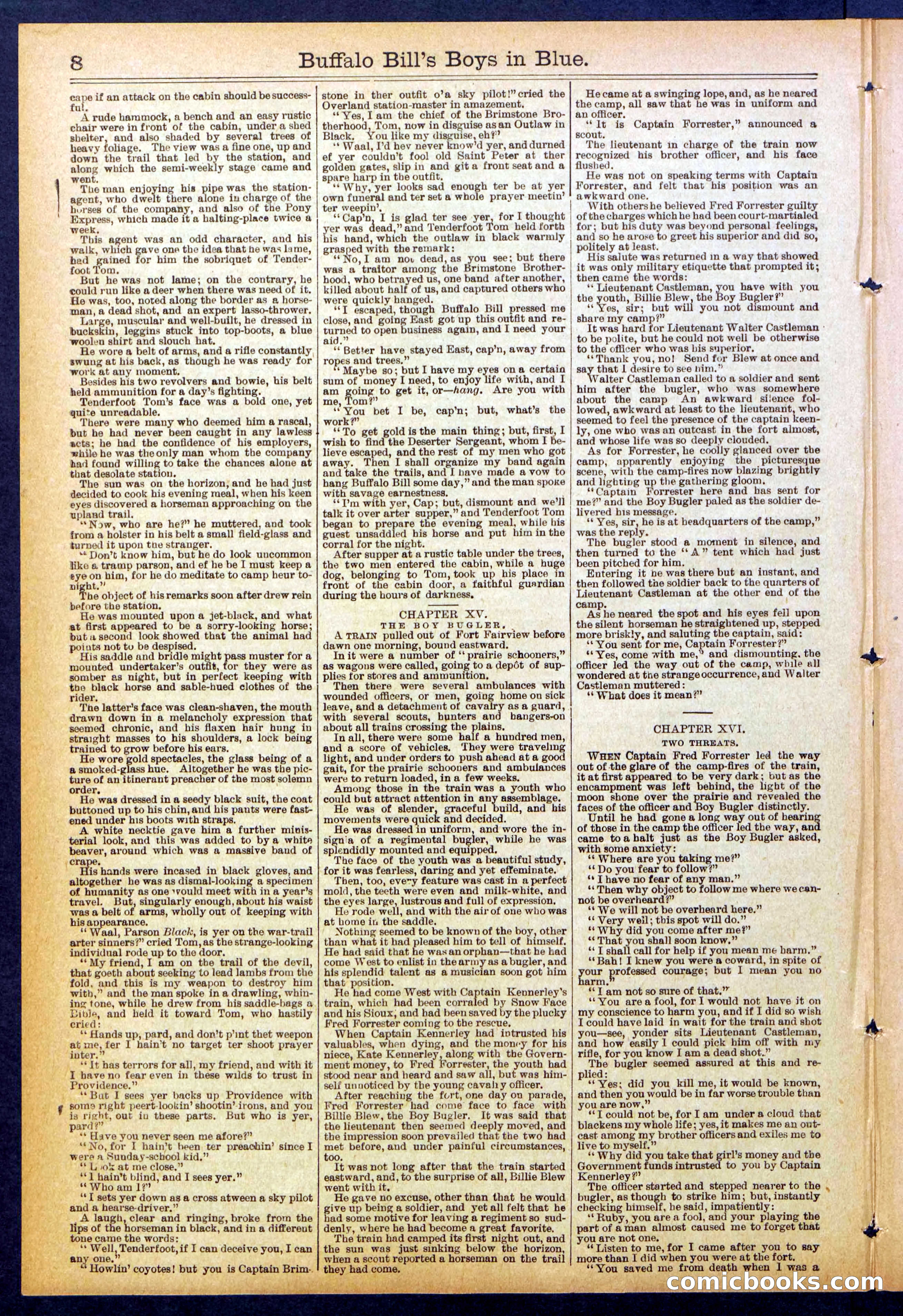Beadle's Dime Library No. 830 — page 8 of 32