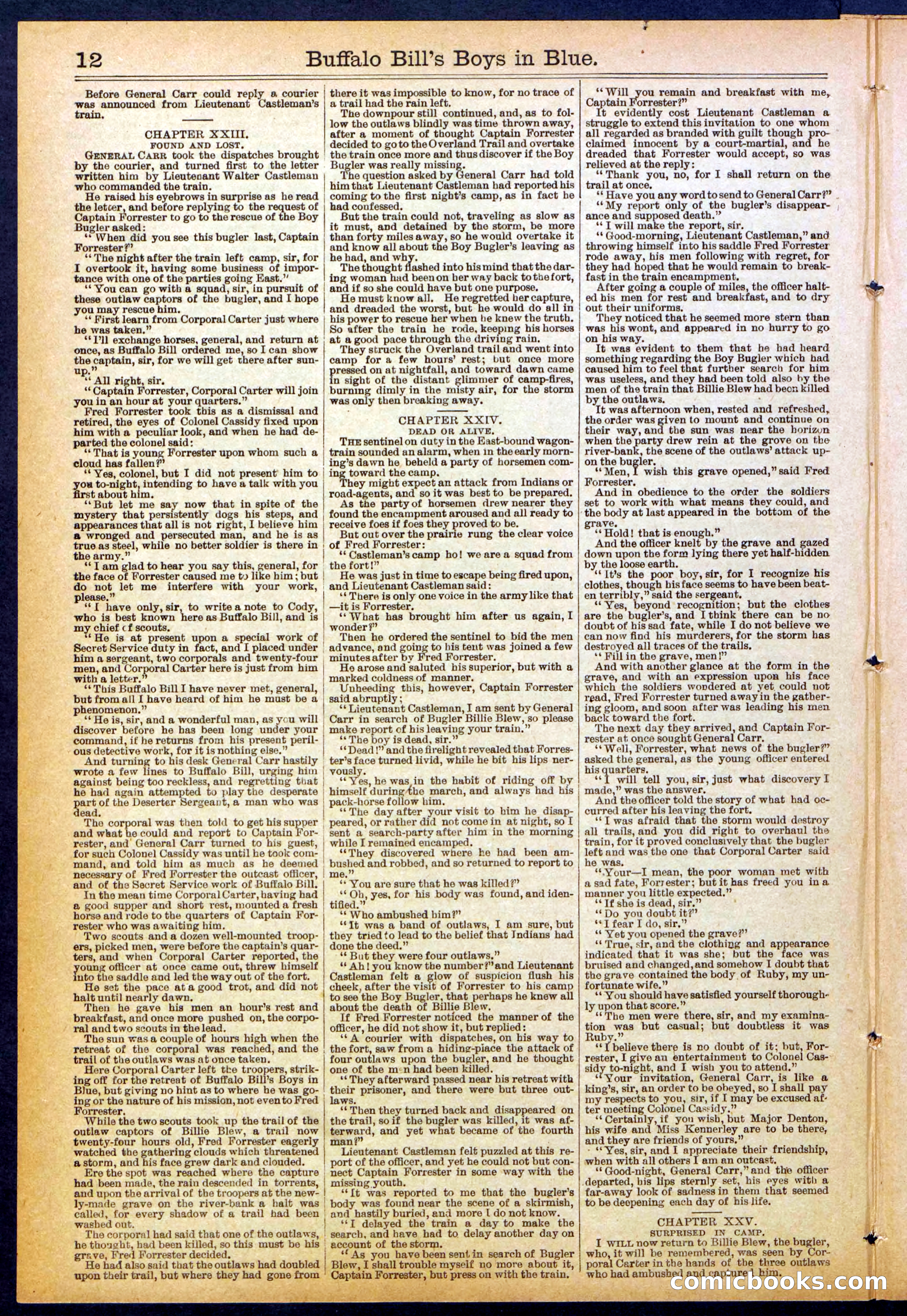 Beadle's Dime Library No. 830 — page 12 of 32