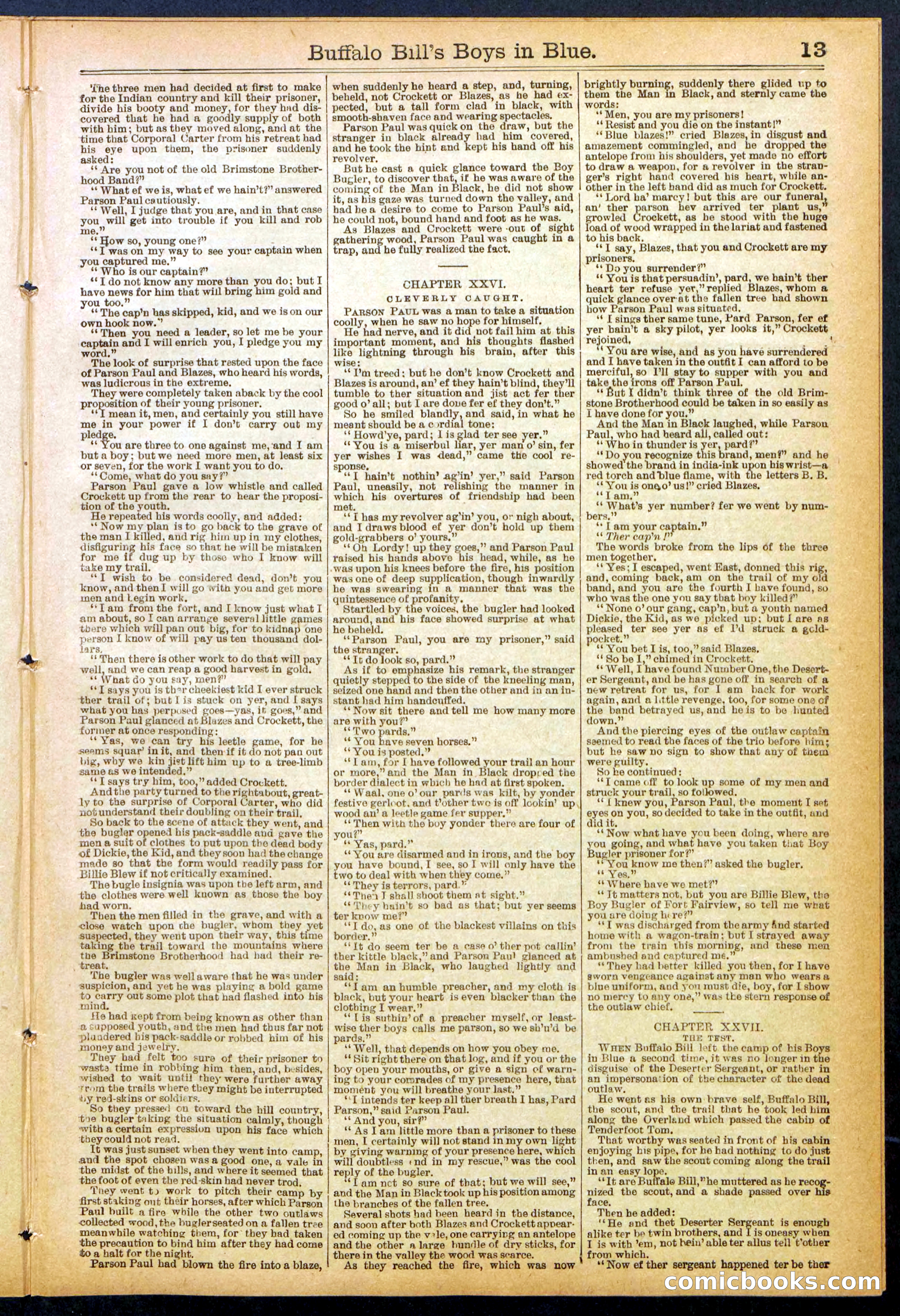 Beadle's Dime Library No. 830 — page 13 of 32