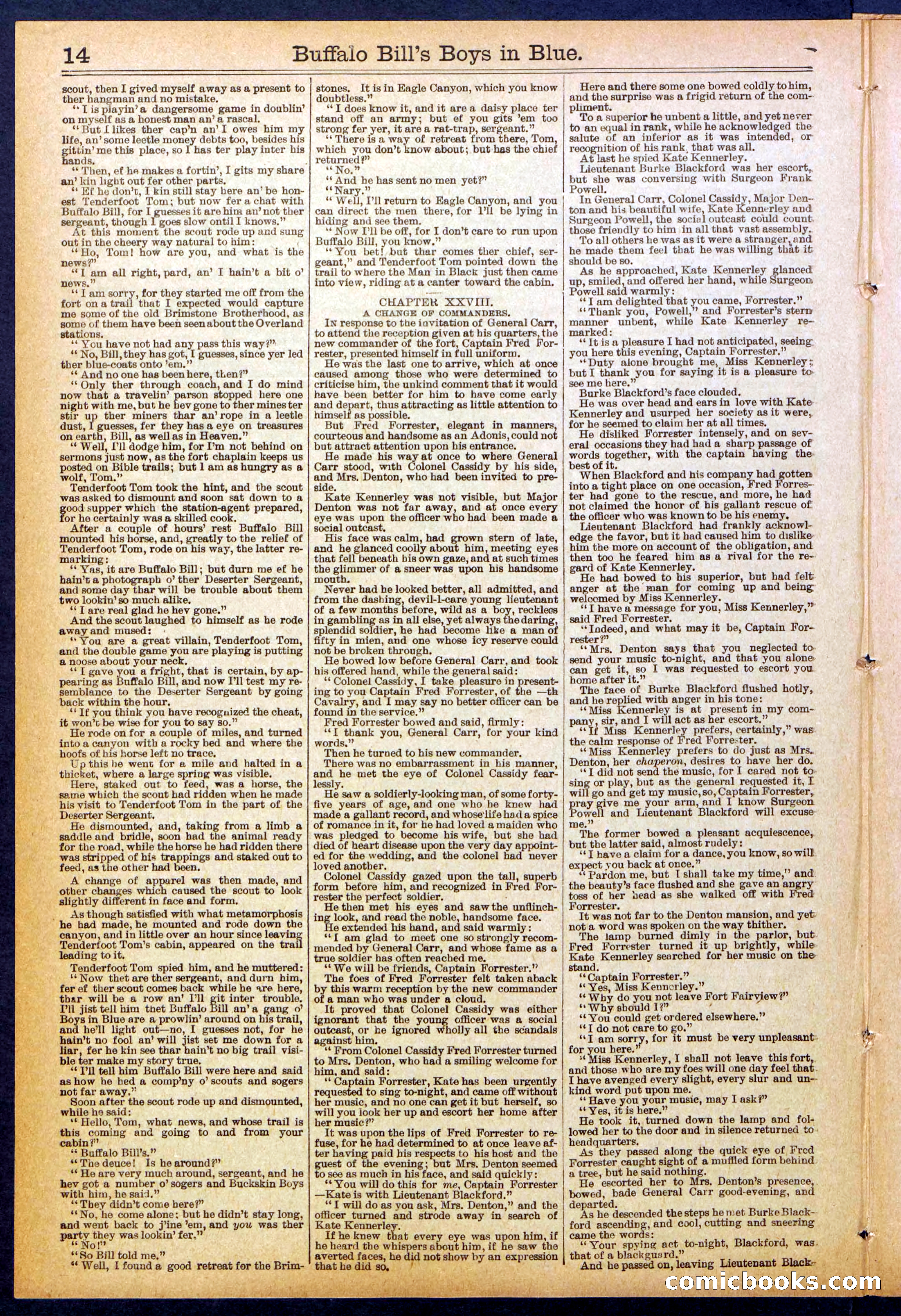 Beadle's Dime Library No. 830 — page 14 of 32