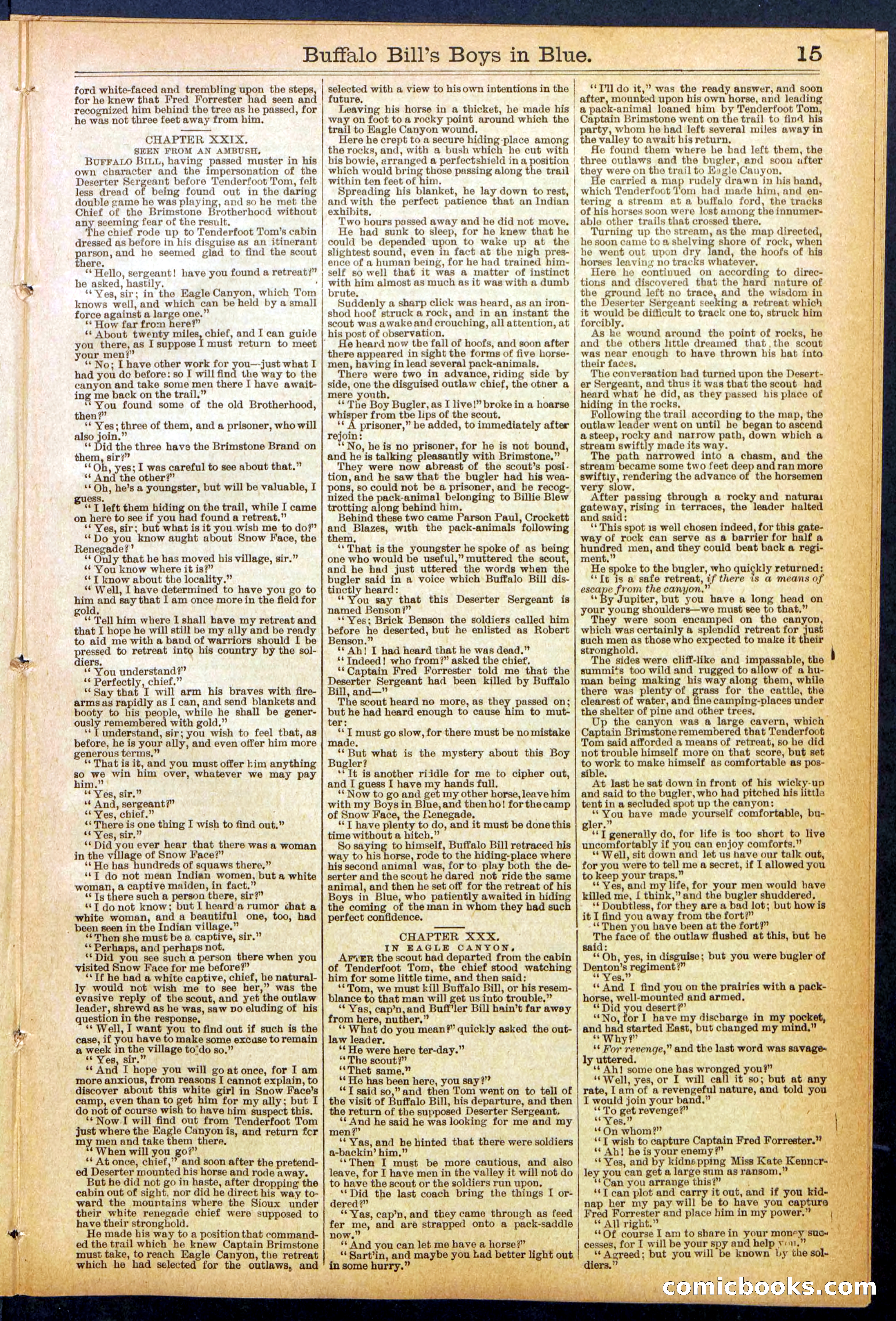 Beadle's Dime Library No. 830 — page 15 of 32