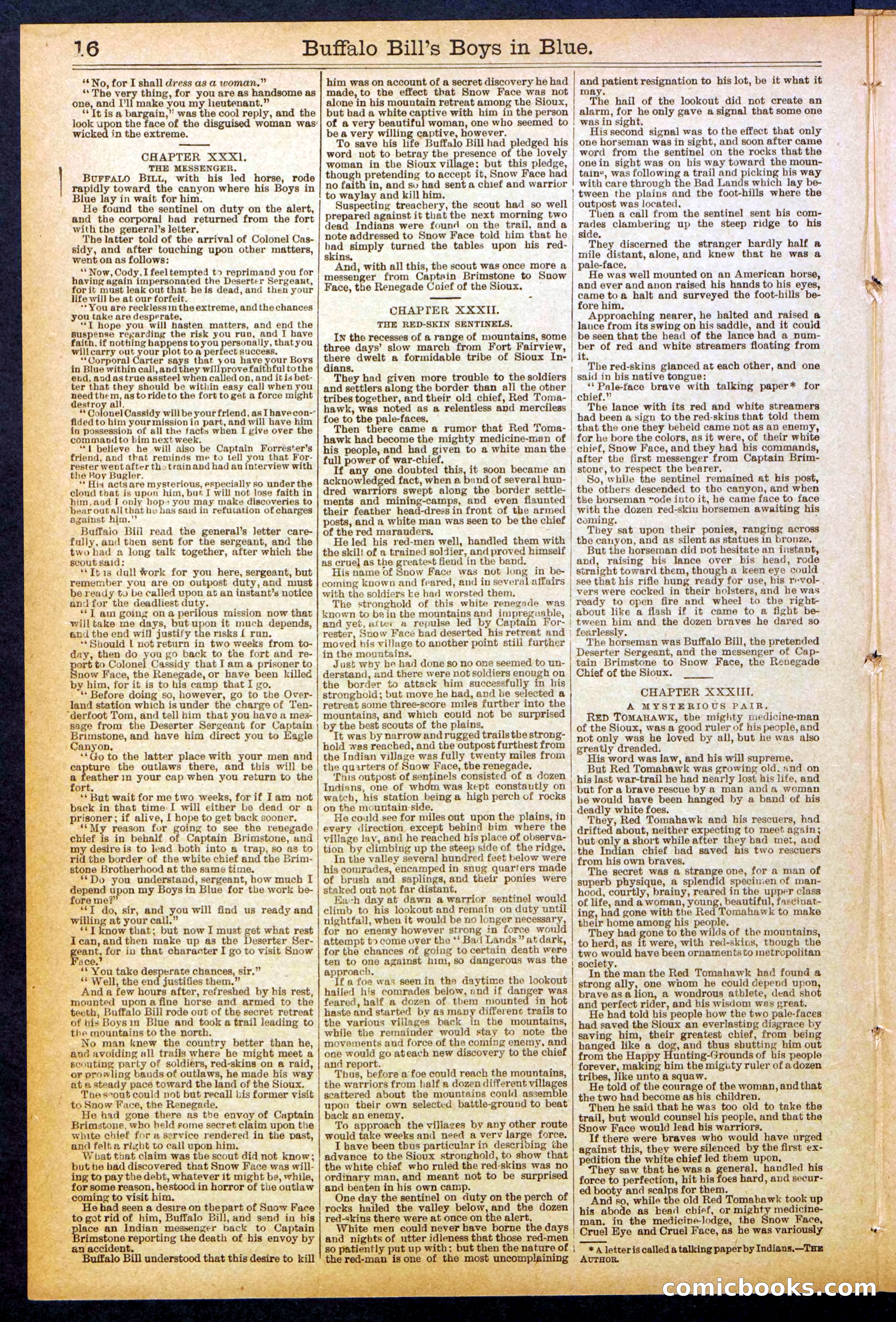 Beadle's Dime Library No. 830 — page 16 of 32