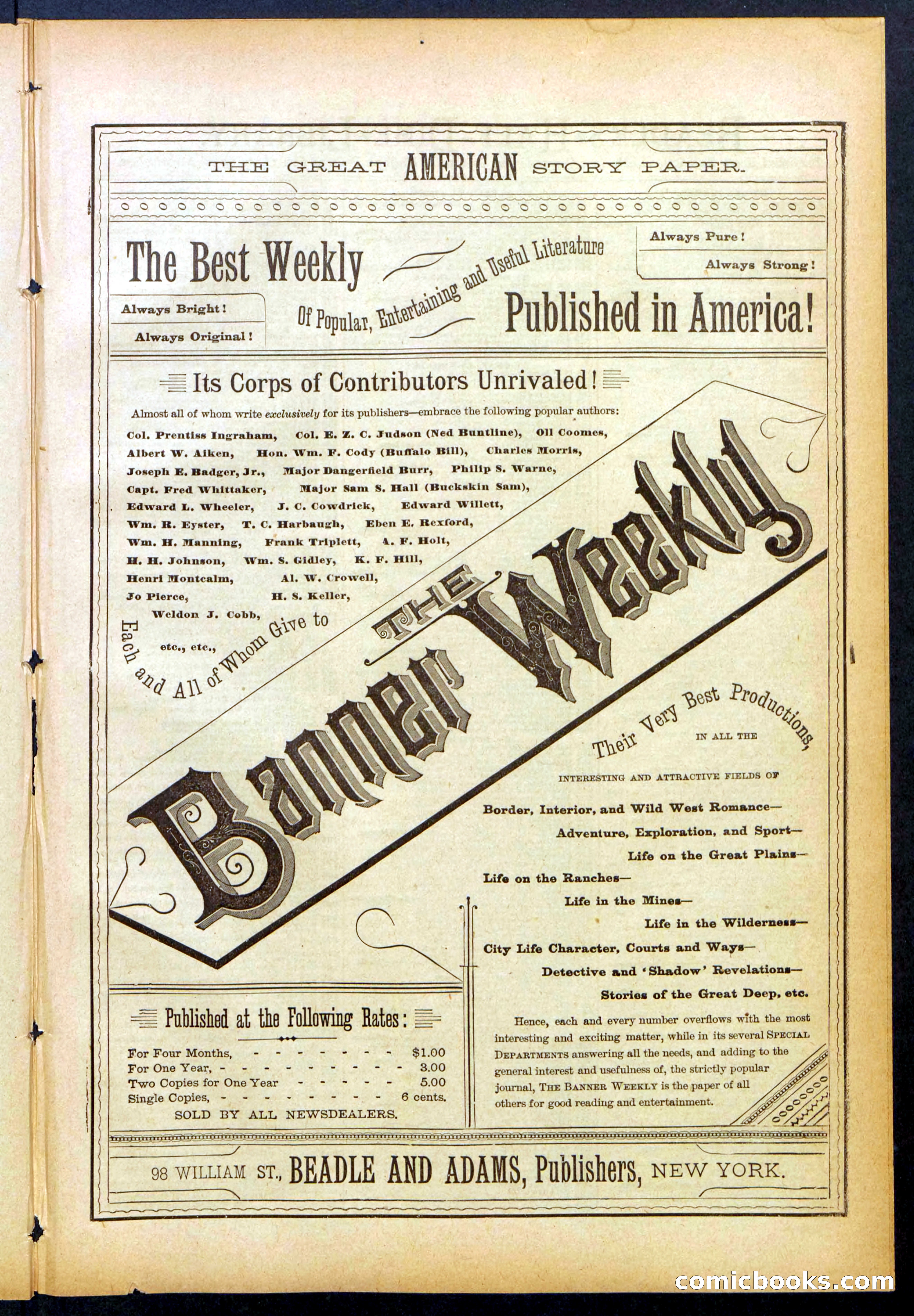 Beadle's Dime Library No. 830 — page 27 of 32