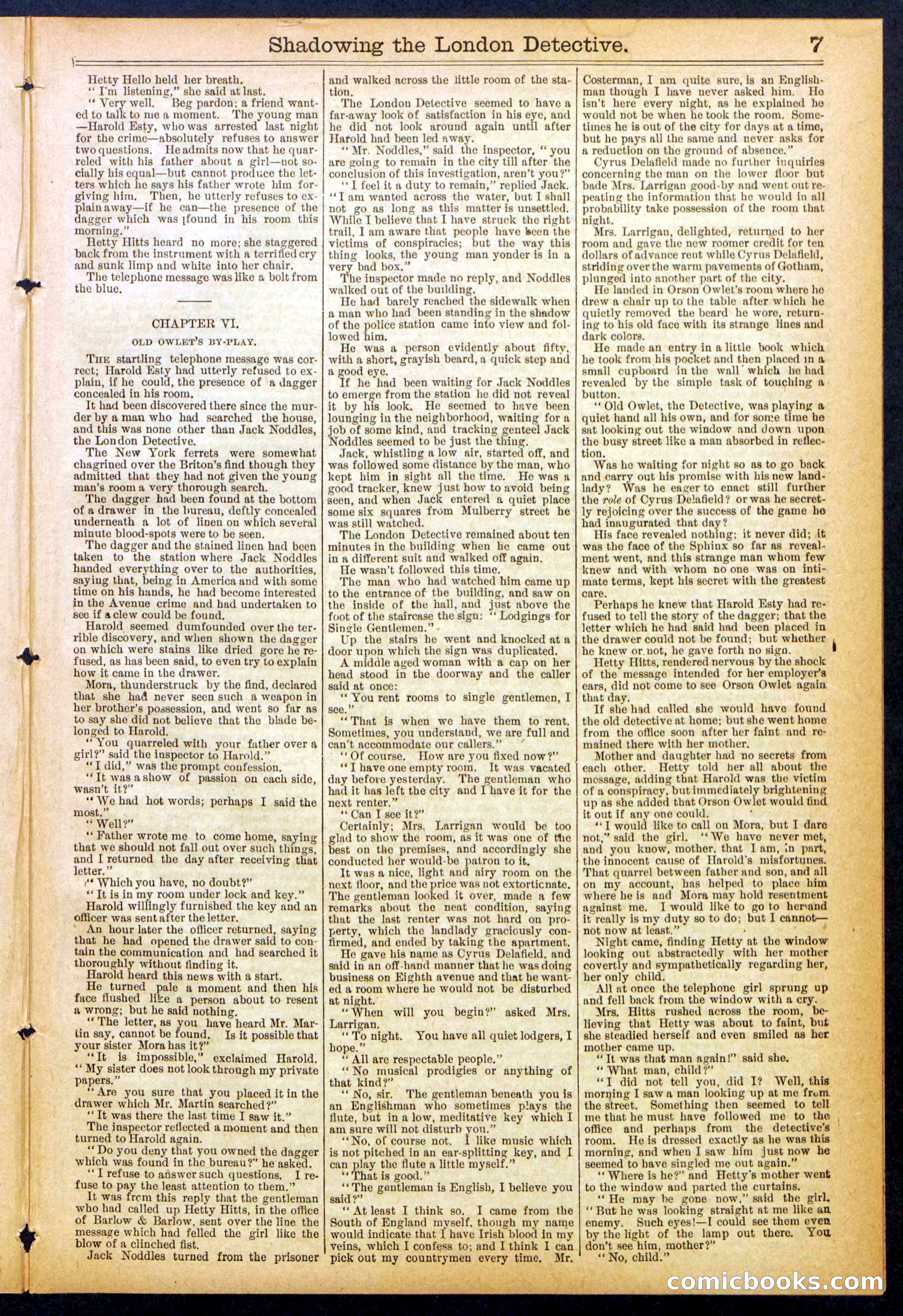 Beadle's Dime Library No. 831 — page 7 of 32