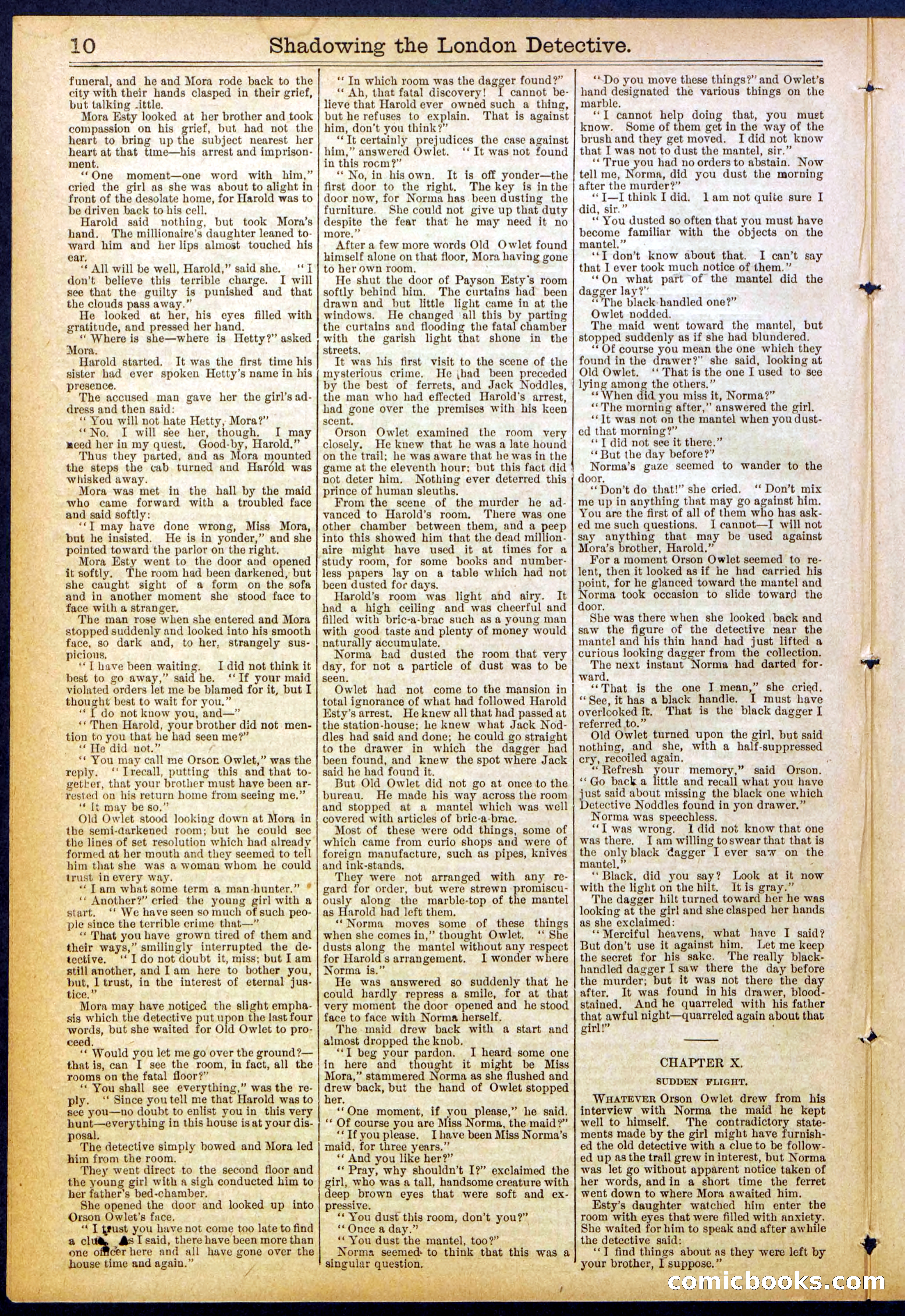 Beadle's Dime Library No. 831 — page 10 of 32