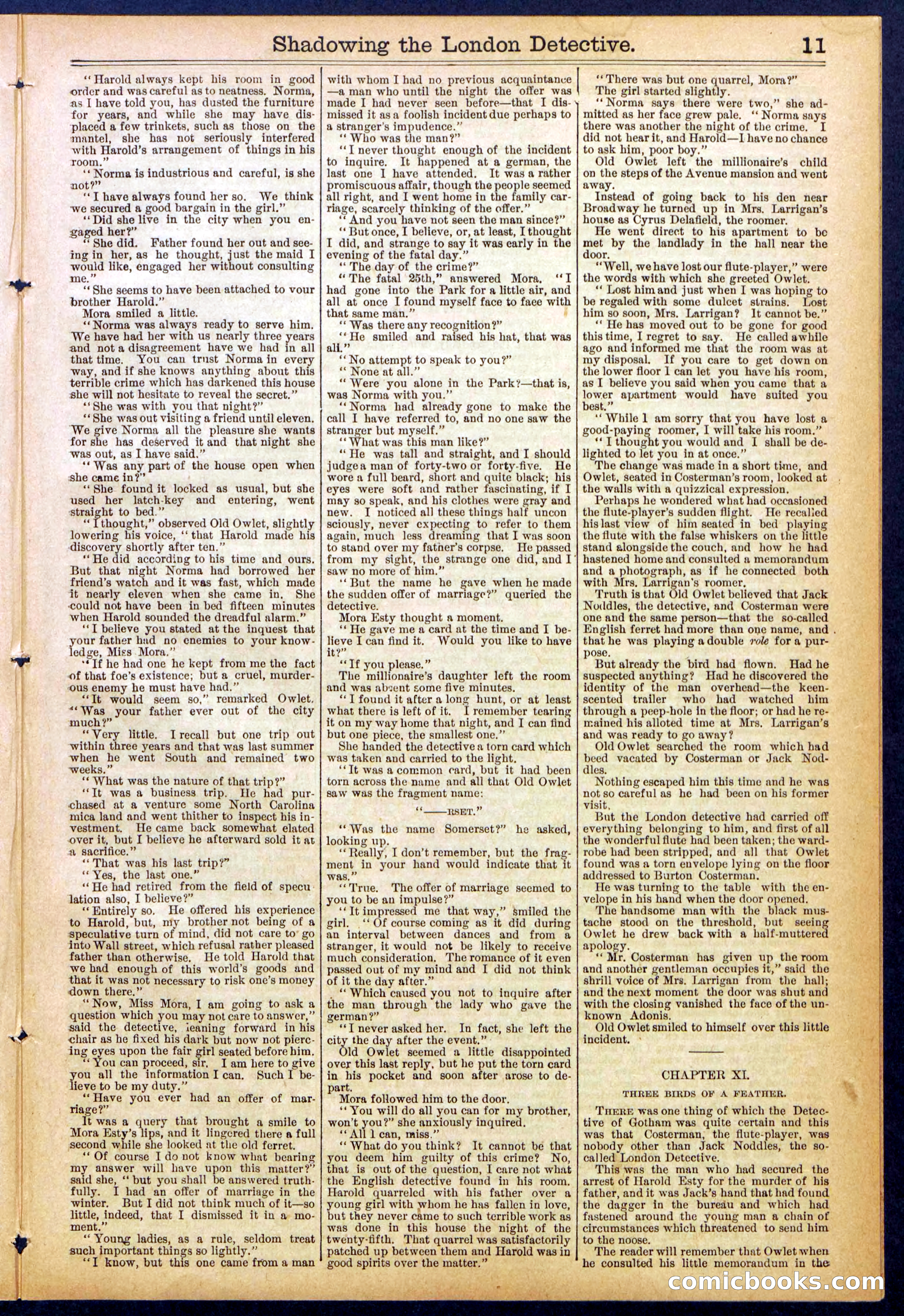 Beadle's Dime Library No. 831 — page 11 of 32