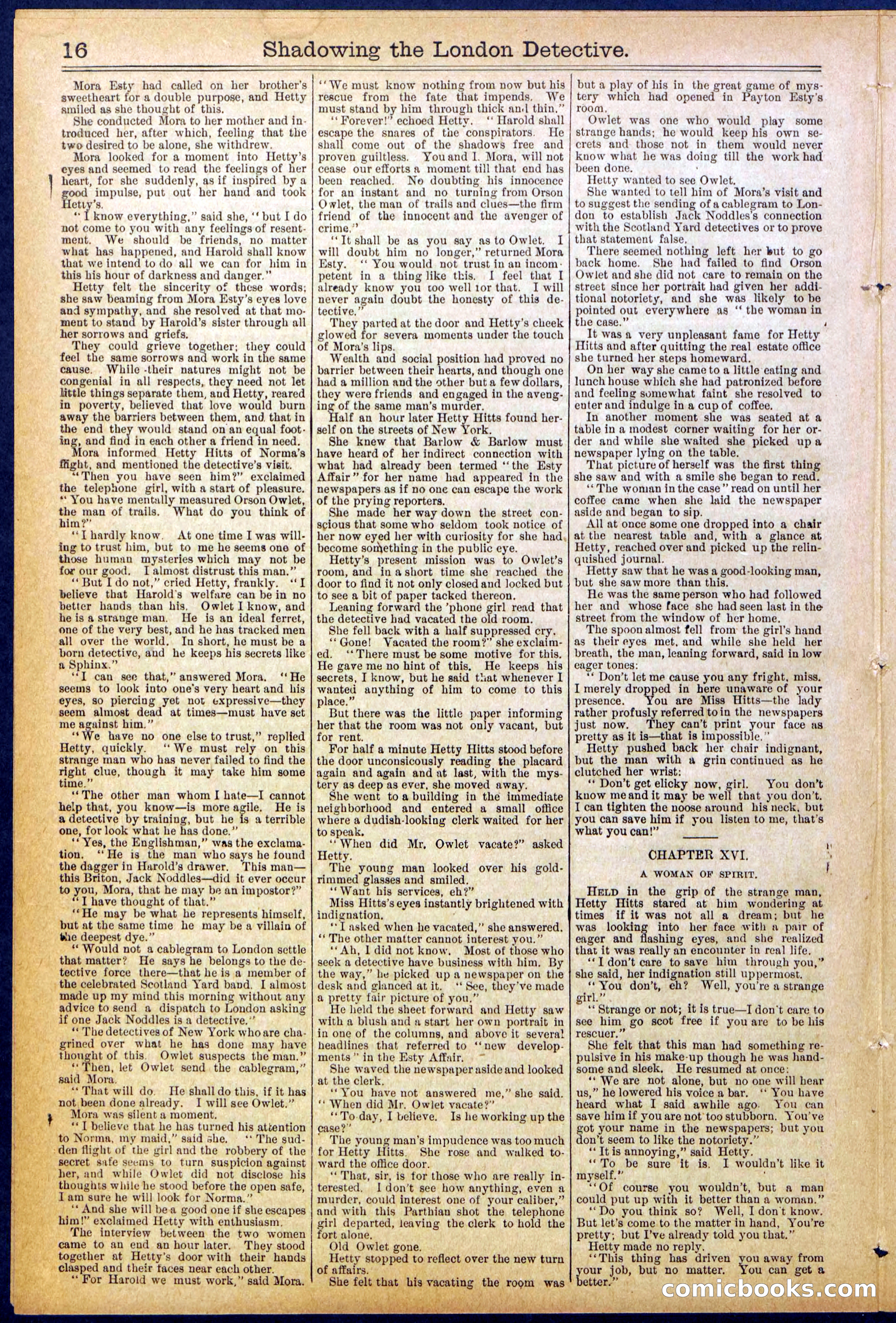 Beadle's Dime Library No. 831 — page 16 of 32