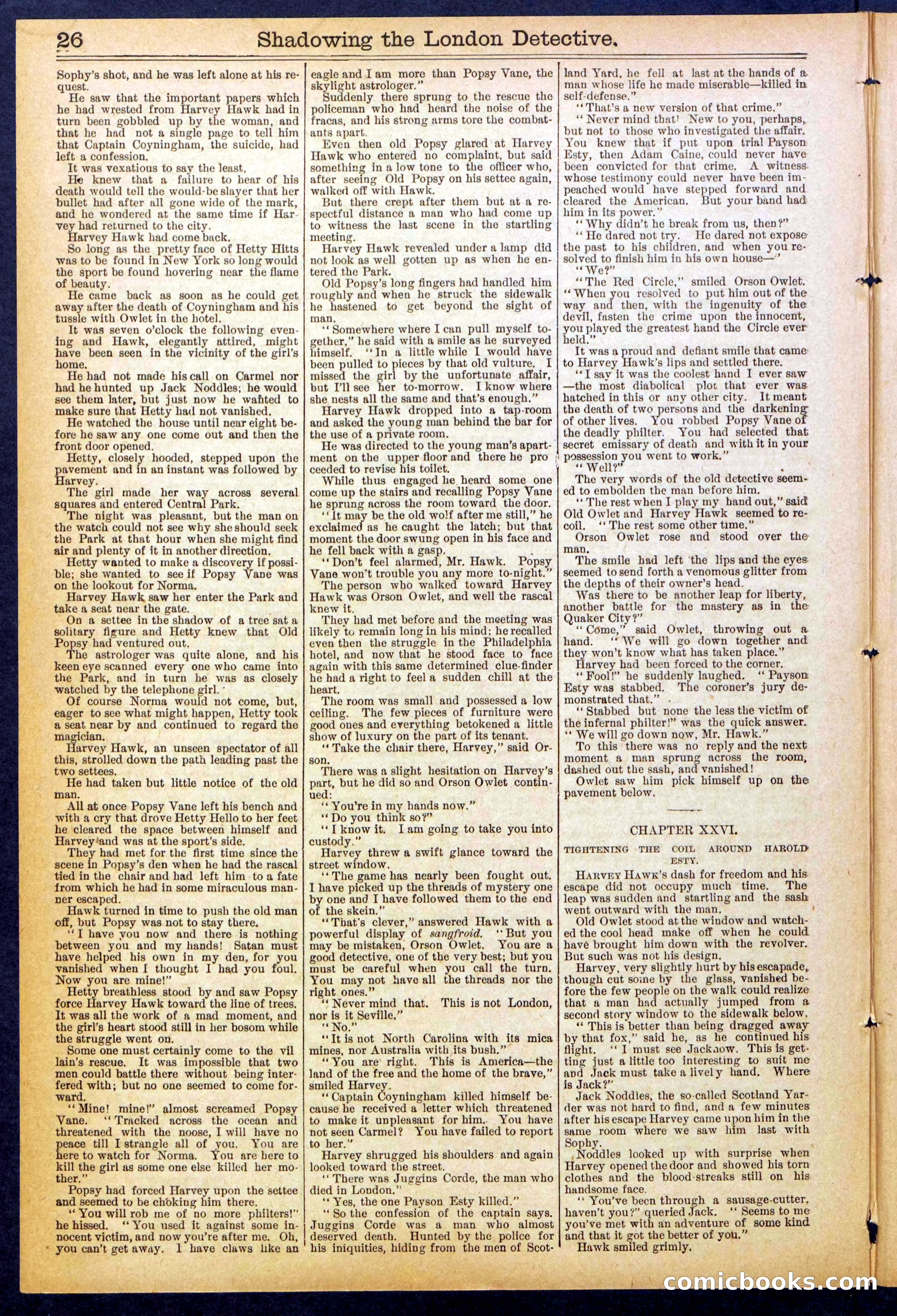 Beadle's Dime Library No. 831 — page 26 of 32
