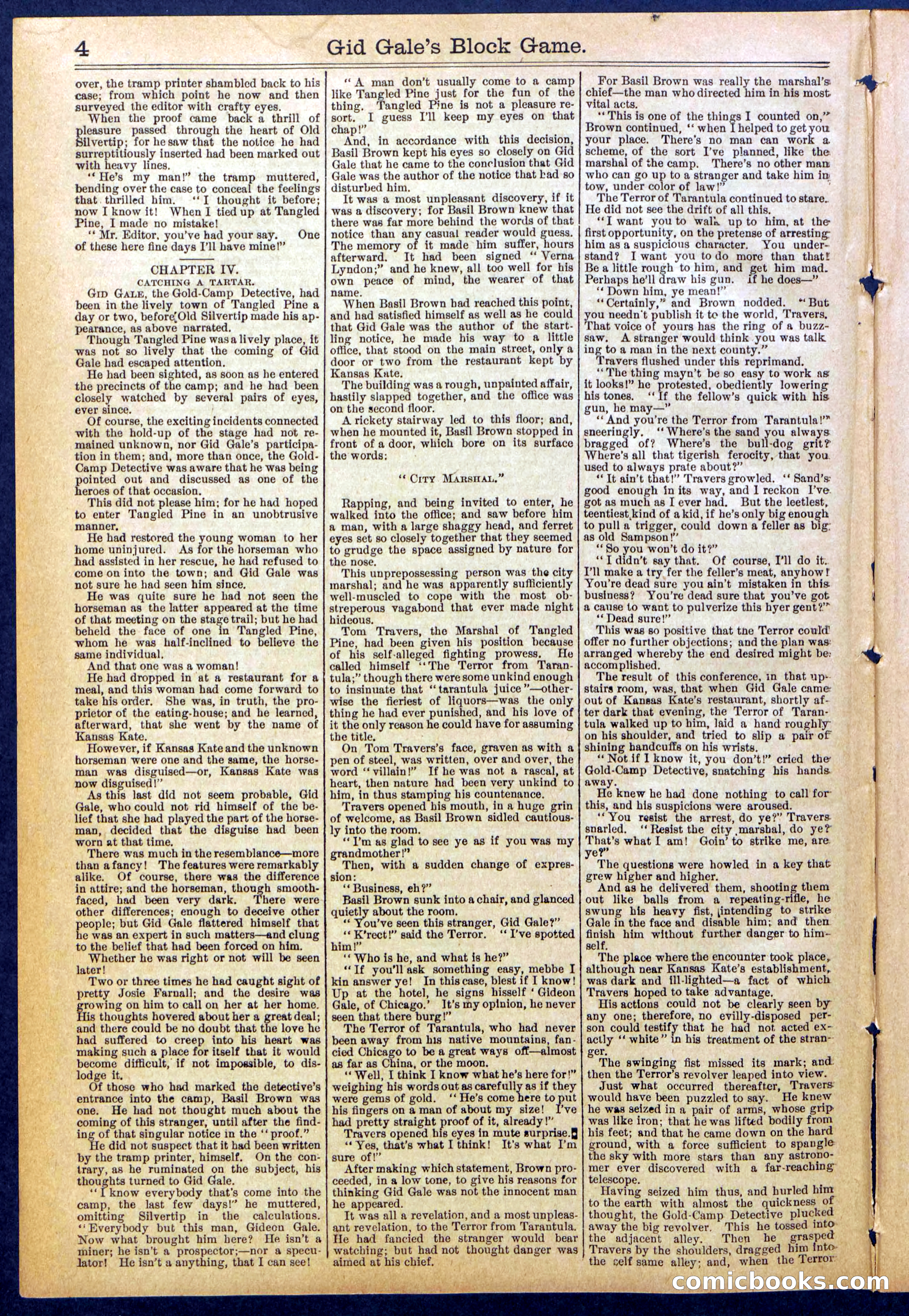 Beadle's New York Dime Library No. 832 — page 4 of 32