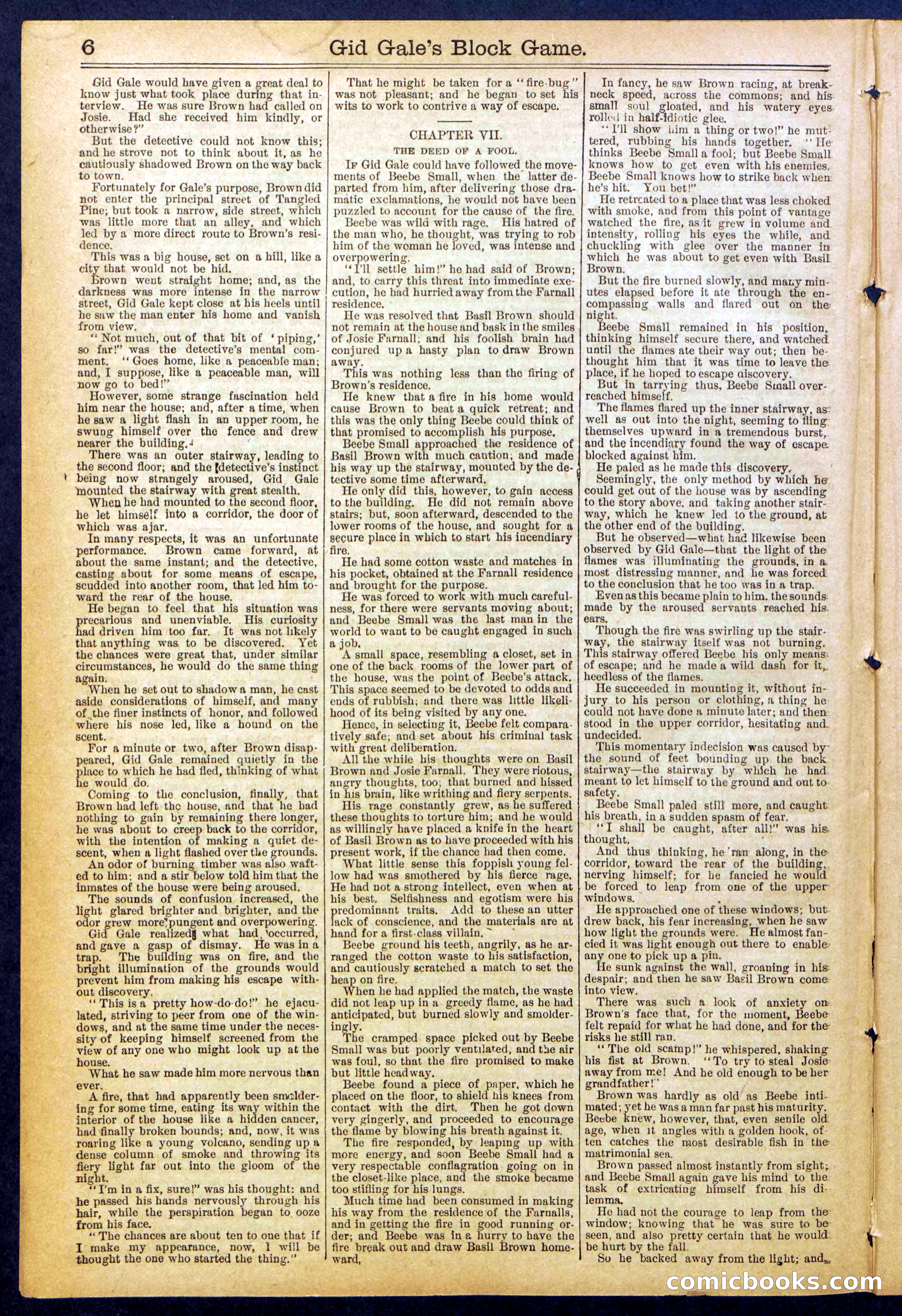 Beadle's New York Dime Library No. 832 — page 6 of 32