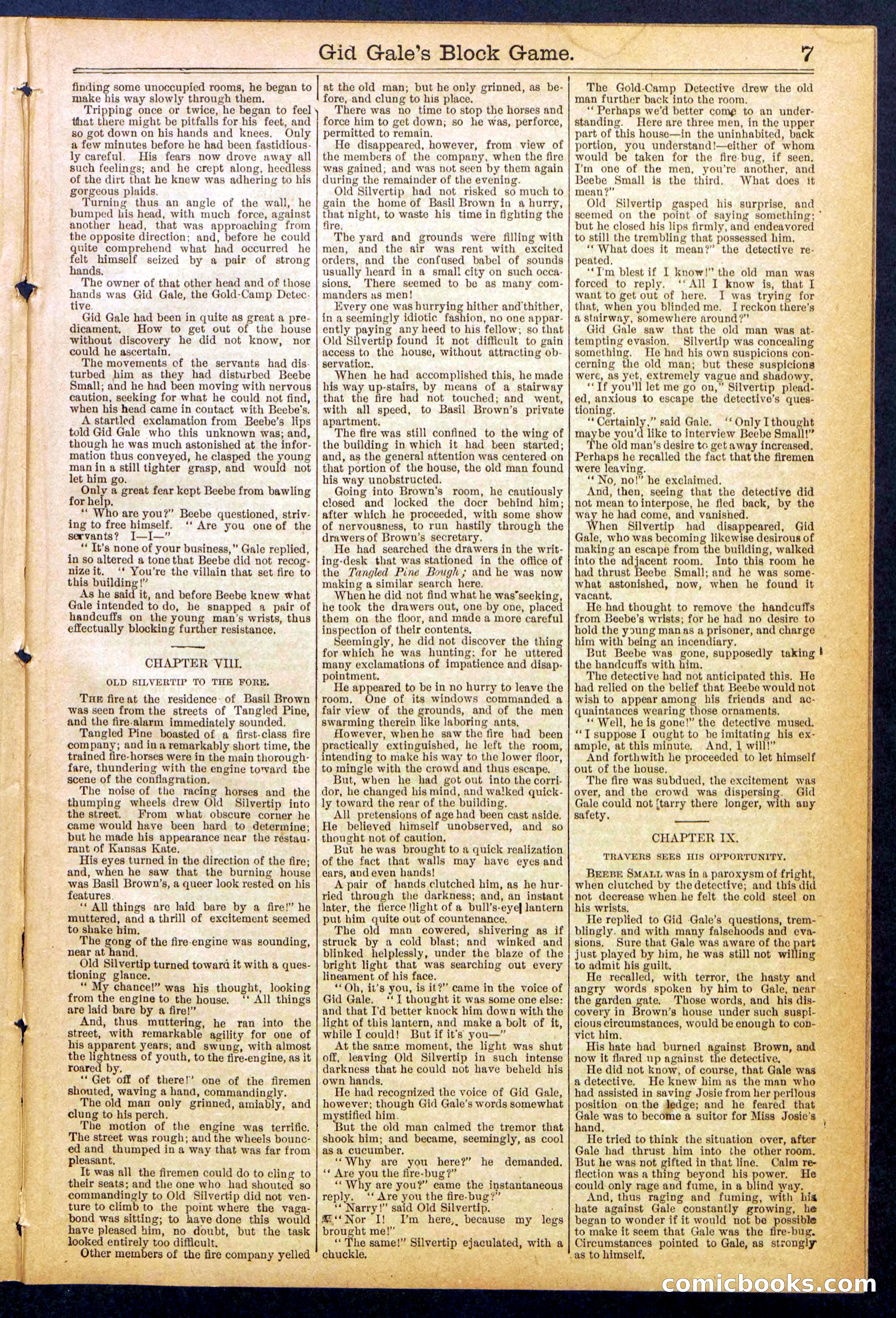 Beadle's New York Dime Library No. 832 — page 7 of 32