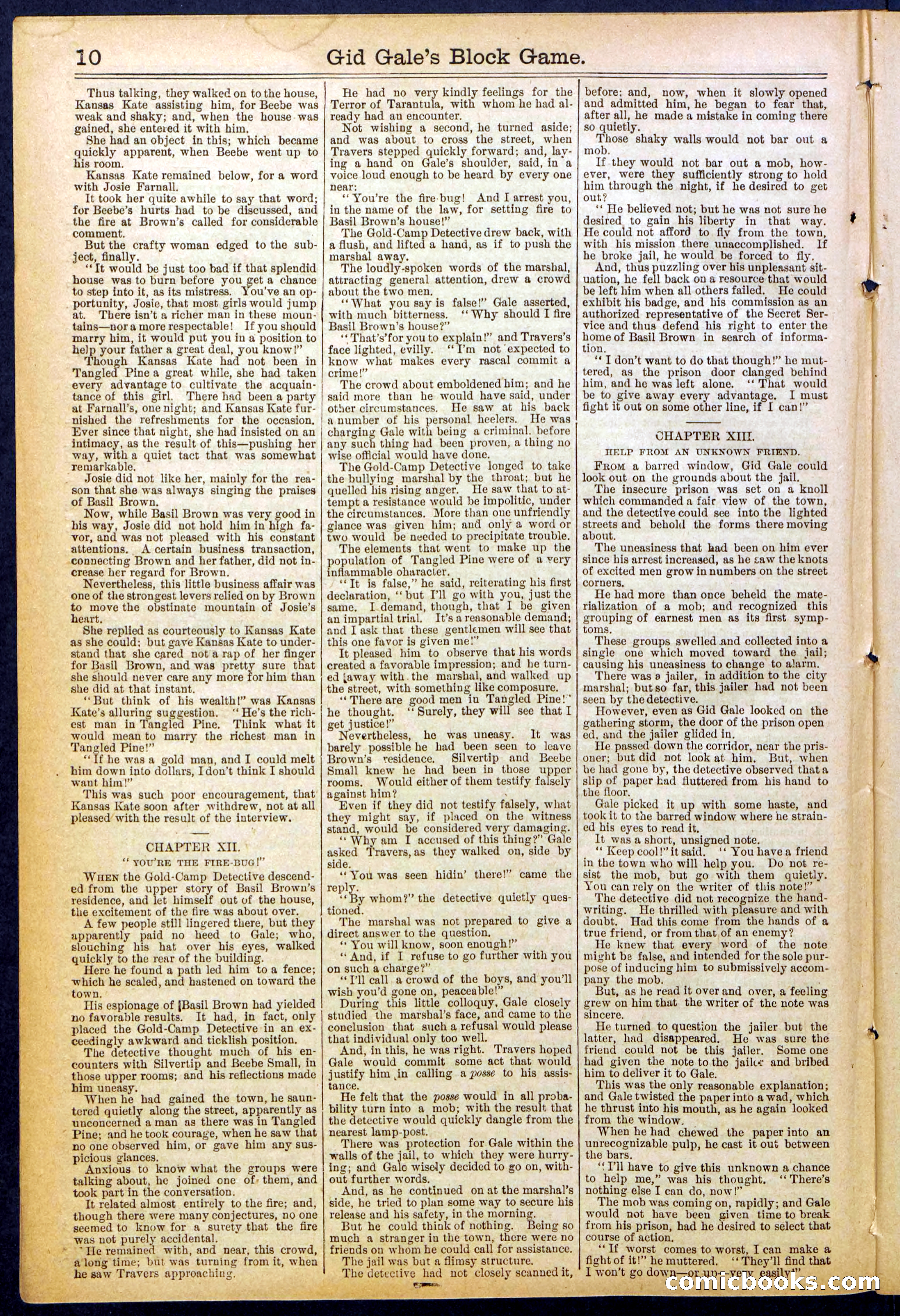 Beadle's New York Dime Library No. 832 — page 10 of 32