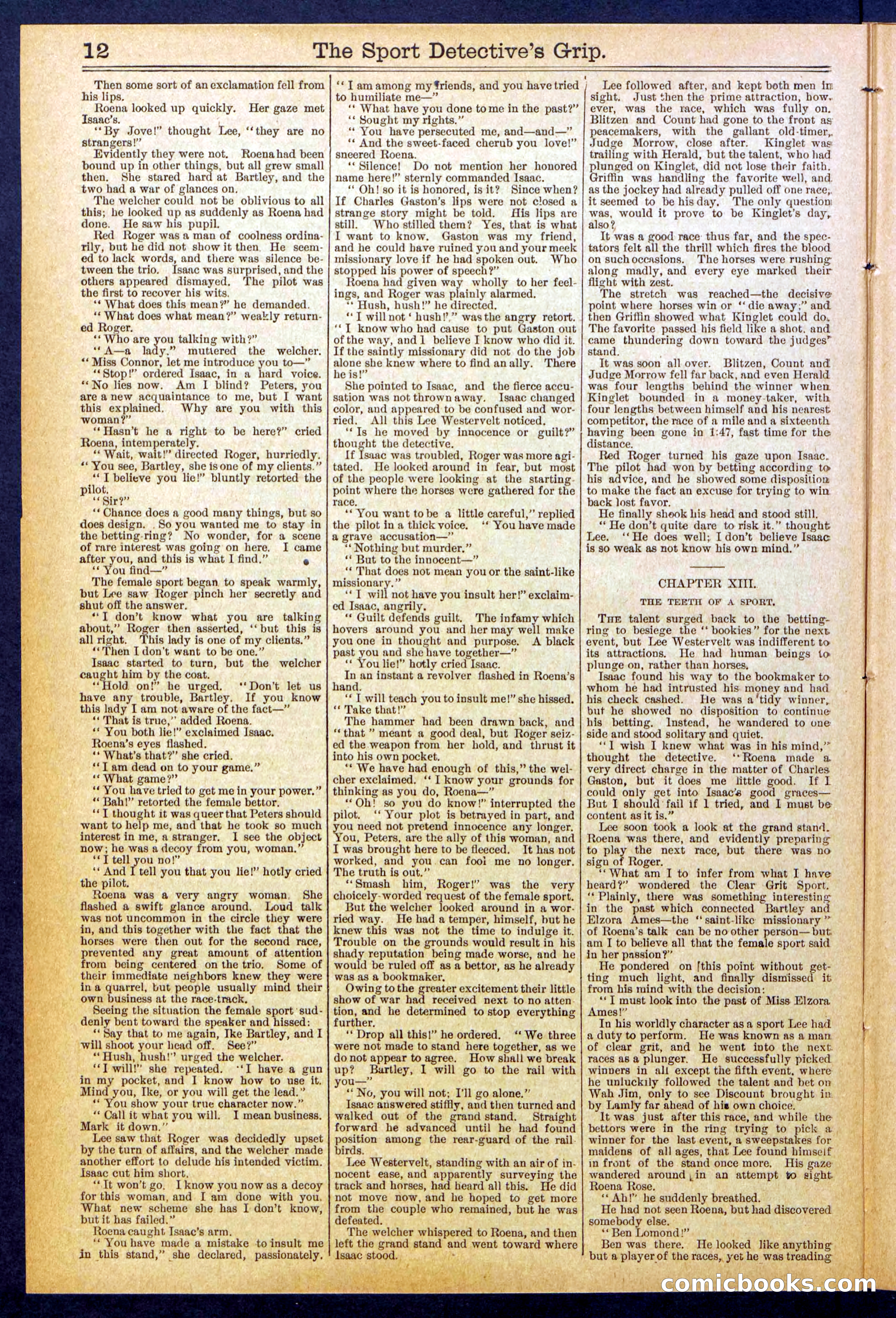 Beadle's New York Dime Library No. 833 — page 12 of 32