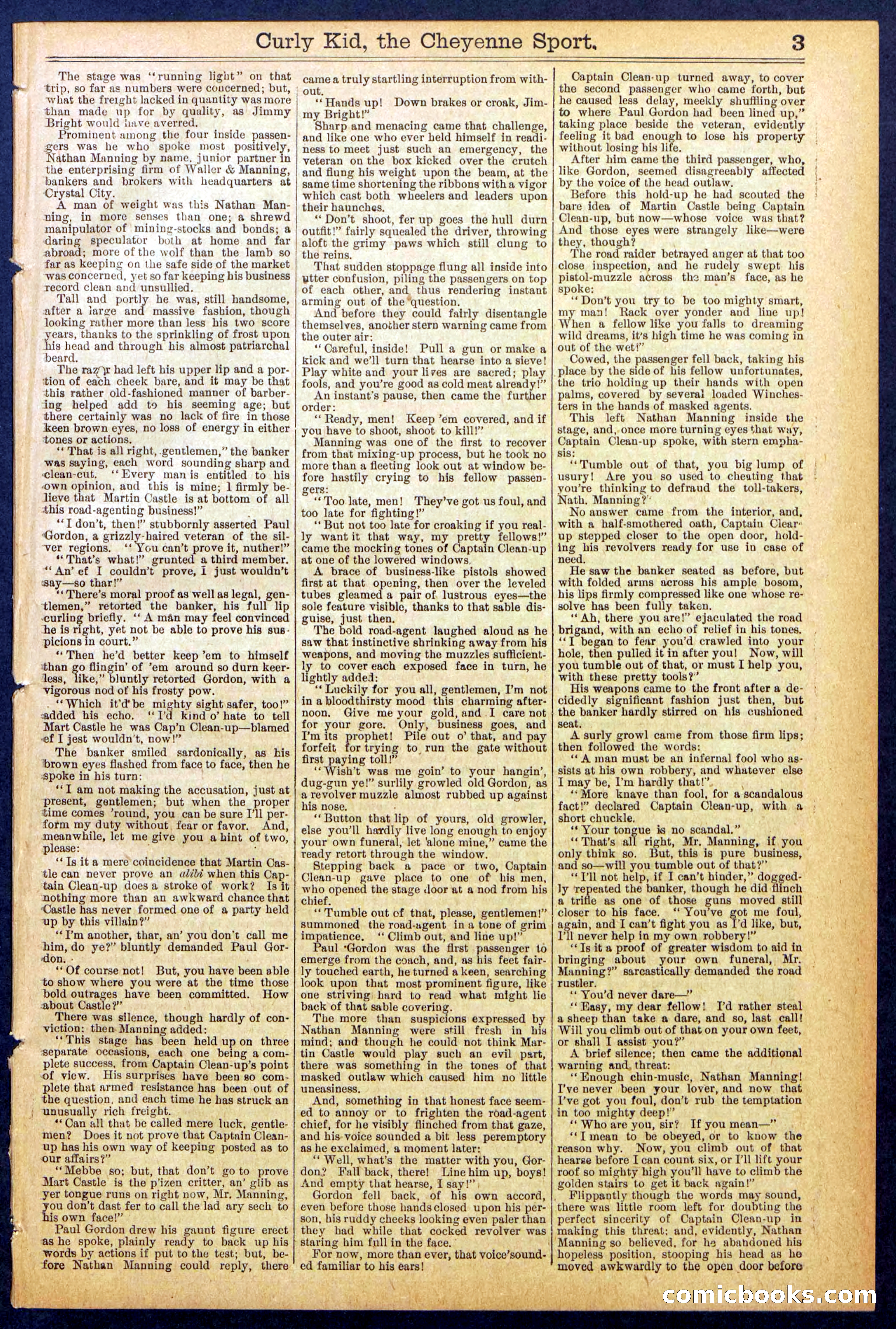 Beadle's New York Dime Library, No. 837 — page 3 of 32