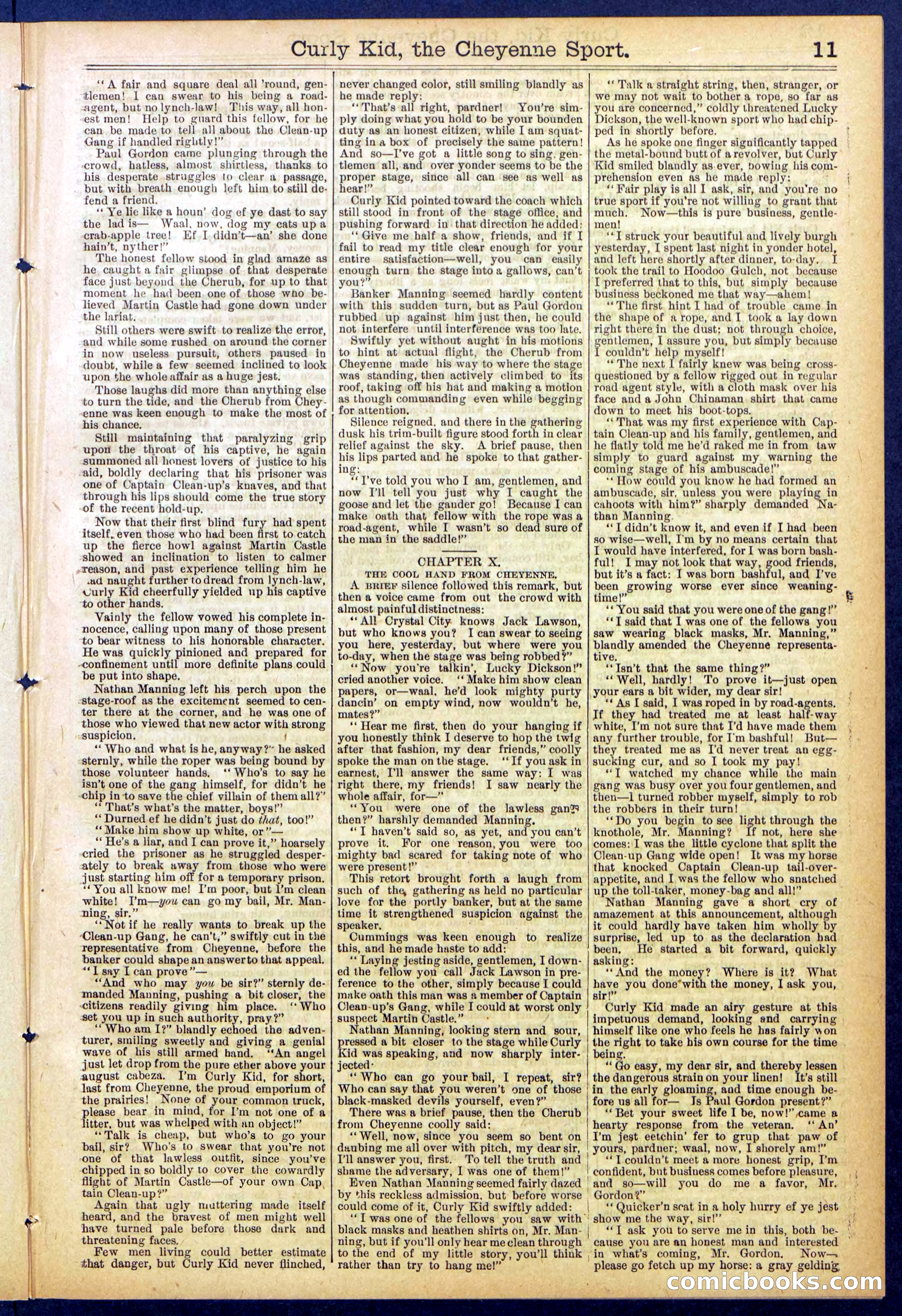 Beadle's New York Dime Library, No. 837 — page 11 of 32