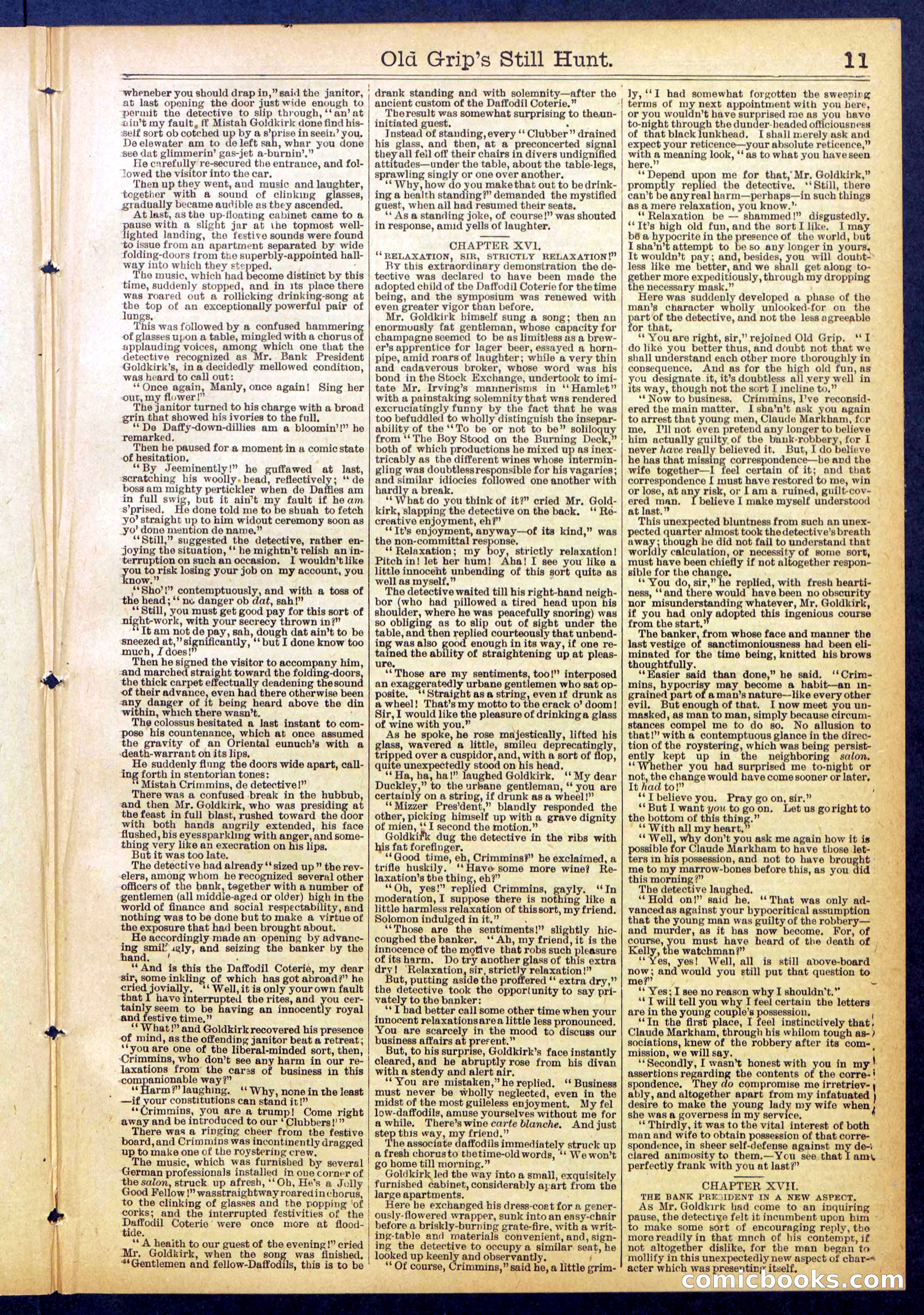 Beadle's New York Dime Library No. 838 — page 11 of 32