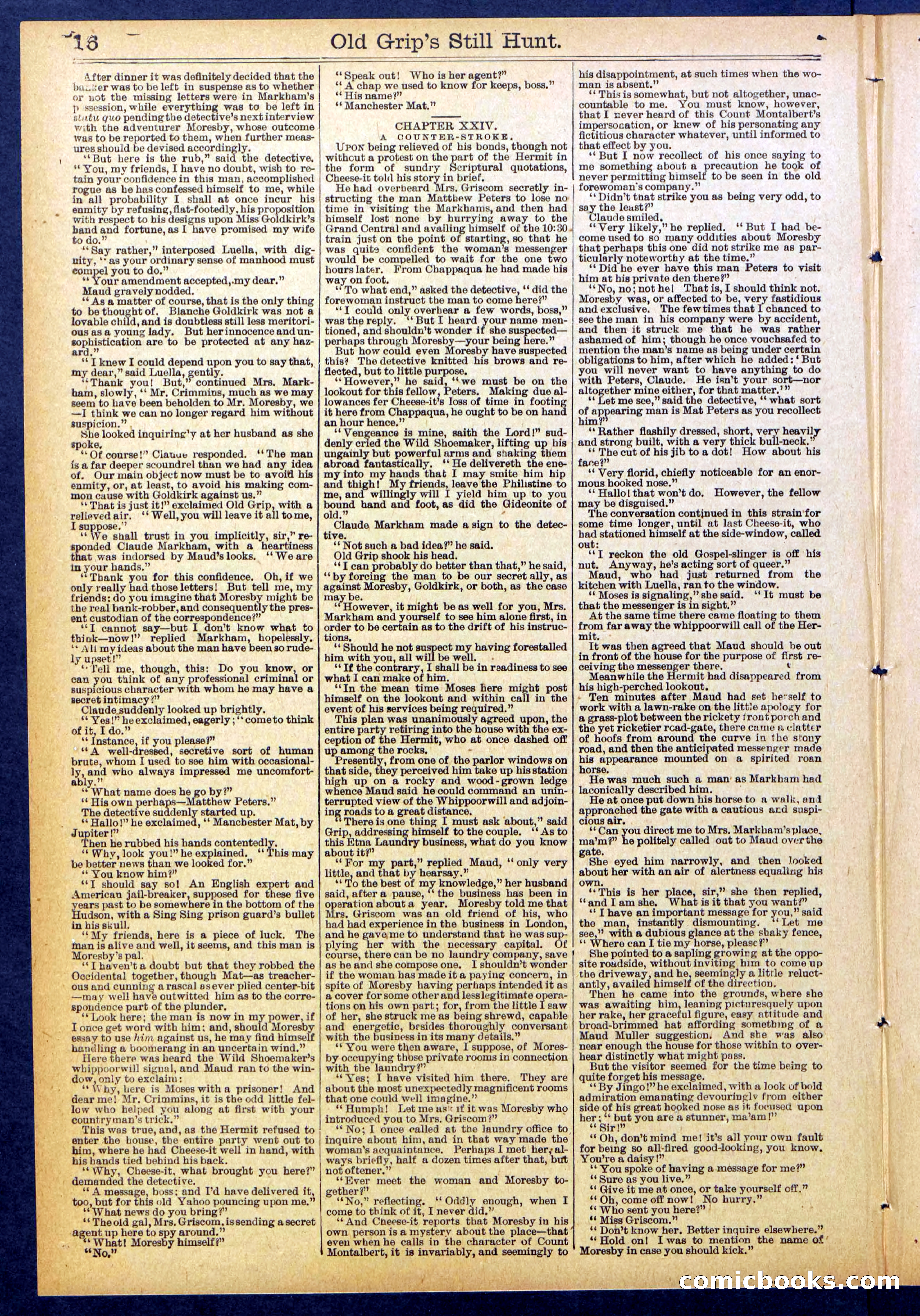 Beadle's New York Dime Library No. 838 — page 16 of 32