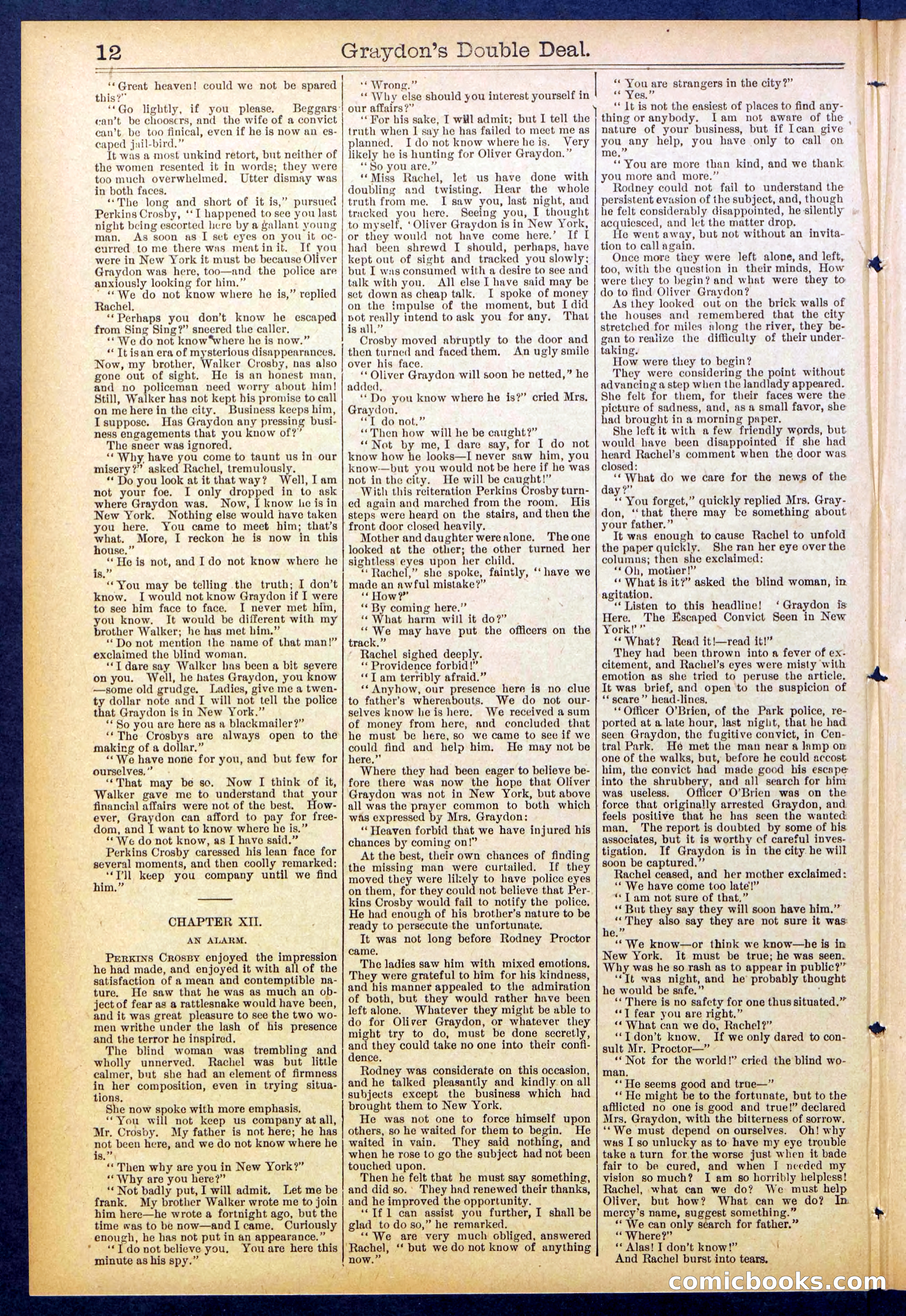 Beadle's Dime Library No. 841 — page 12 of 32