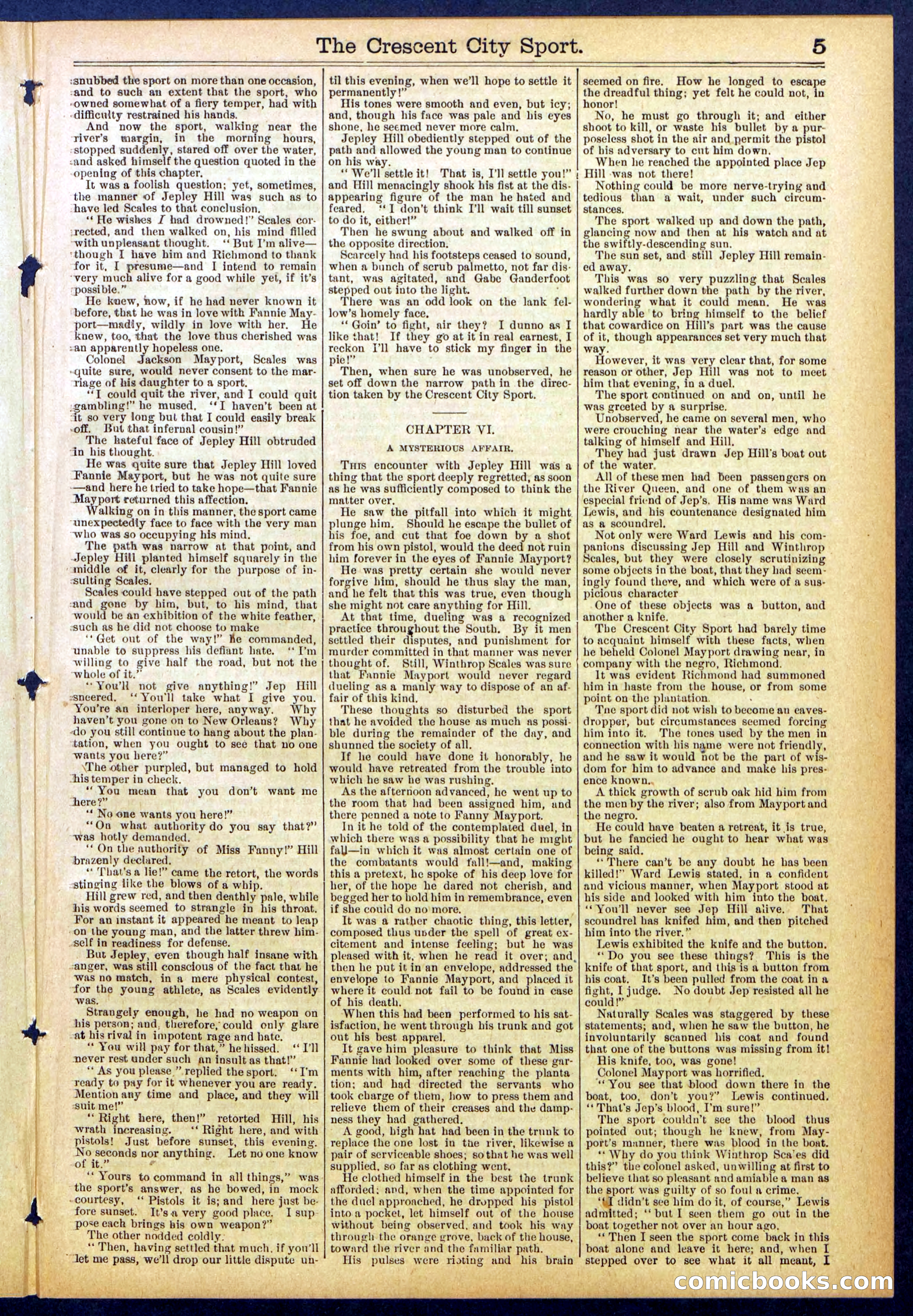 Beadle's New York Dime Library No. 843 — page 5 of 32