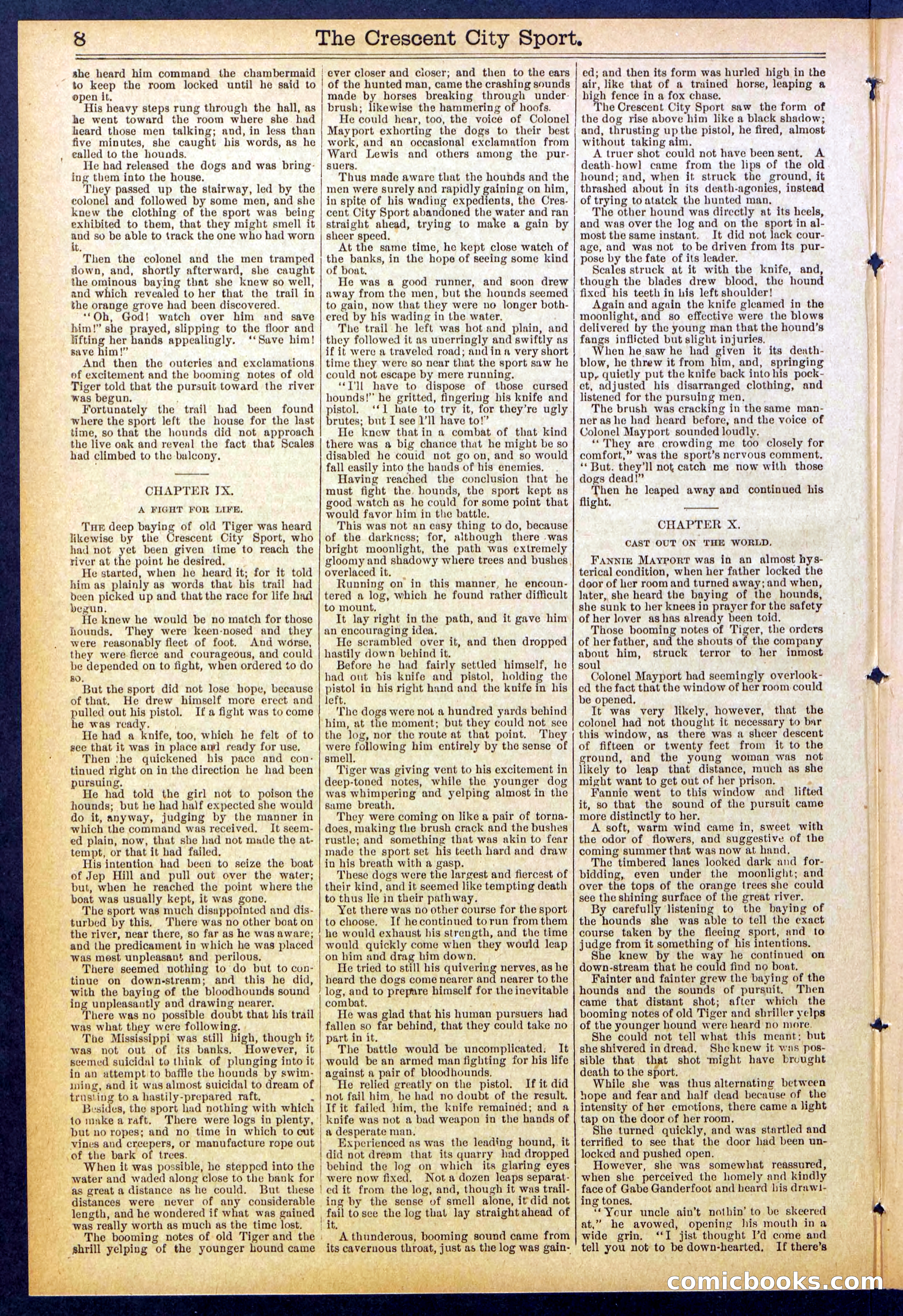Beadle's New York Dime Library No. 843 — page 8 of 32