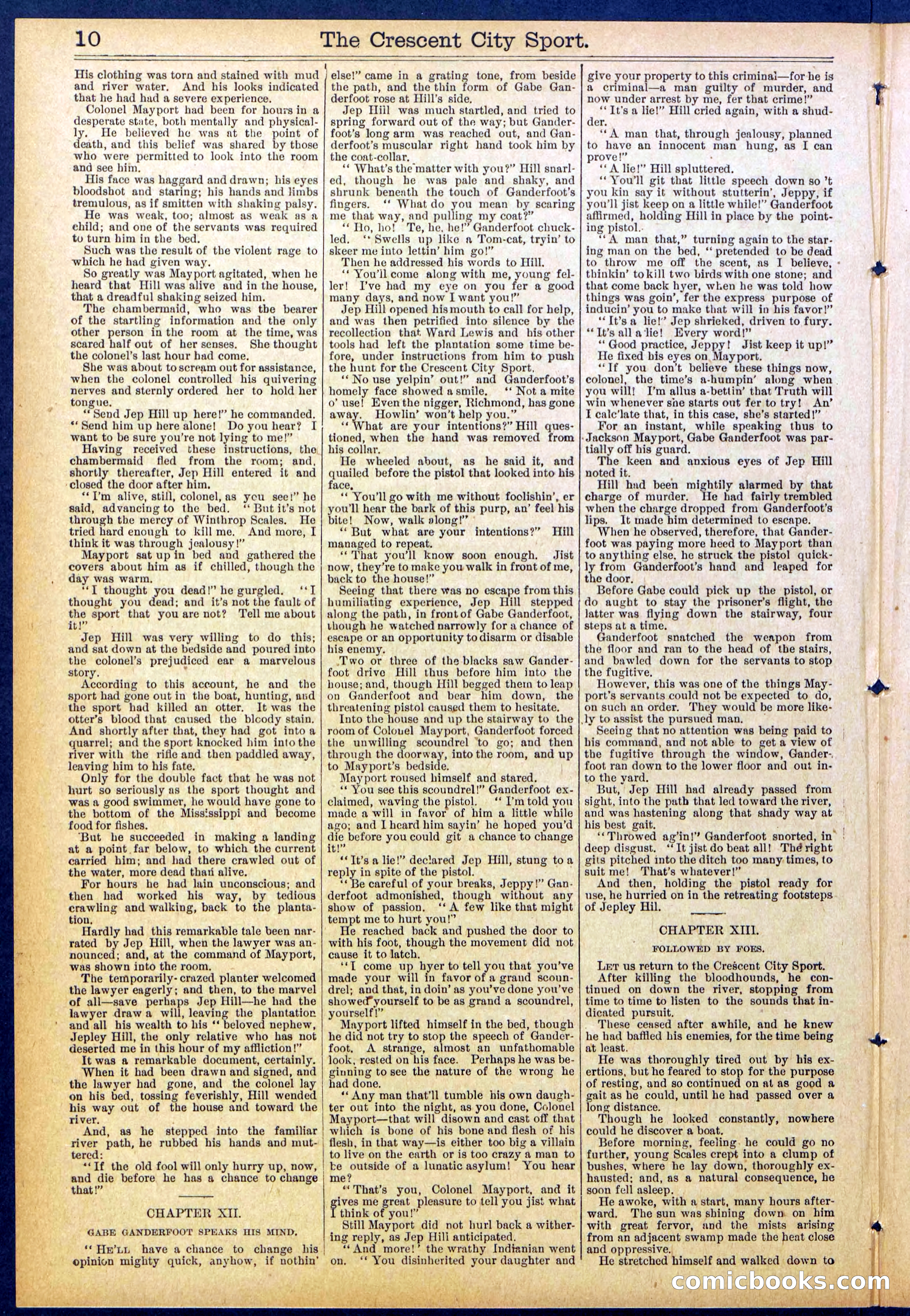 Beadle's New York Dime Library No. 843 — page 10 of 32