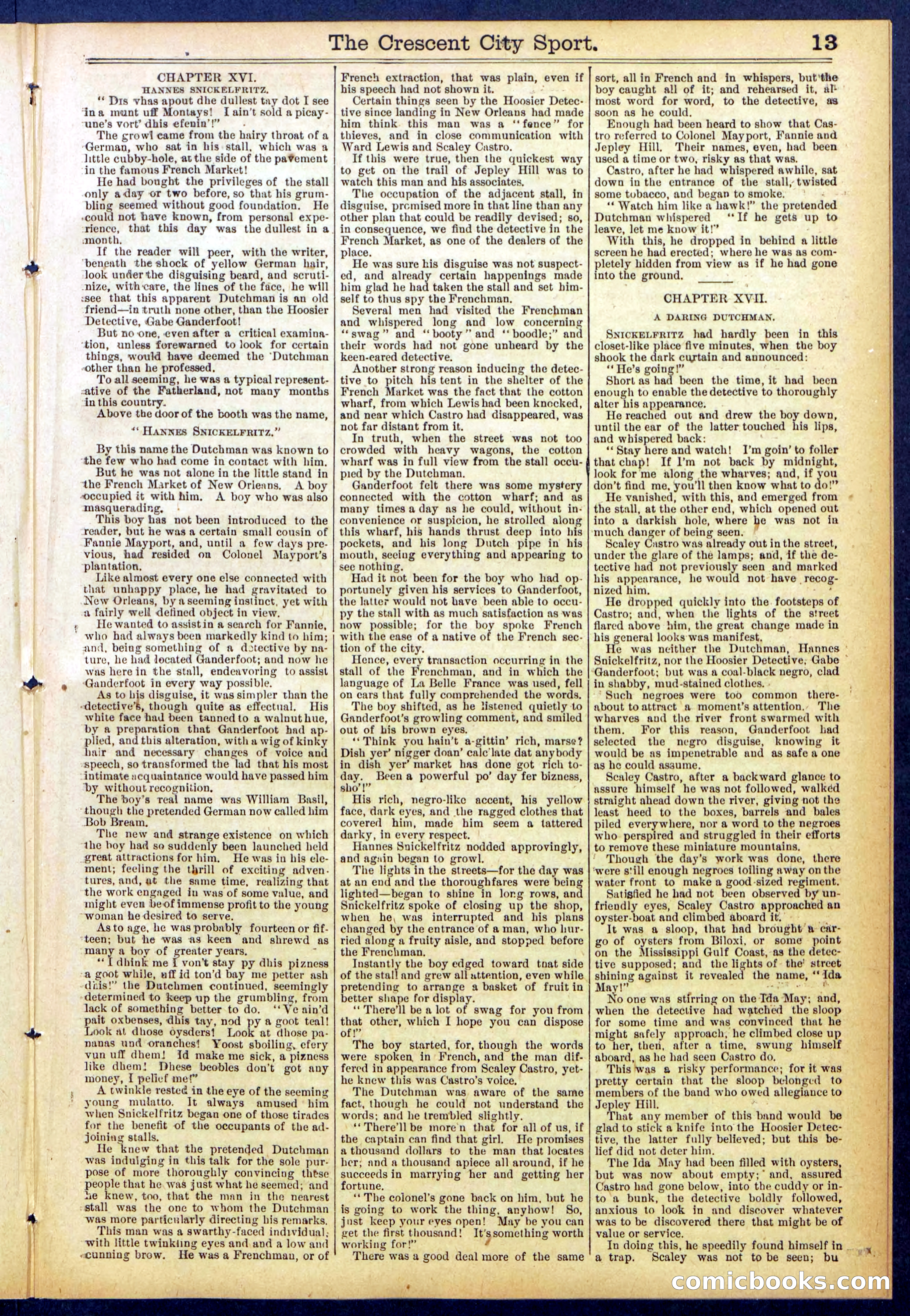 Beadle's New York Dime Library No. 843 — page 13 of 32